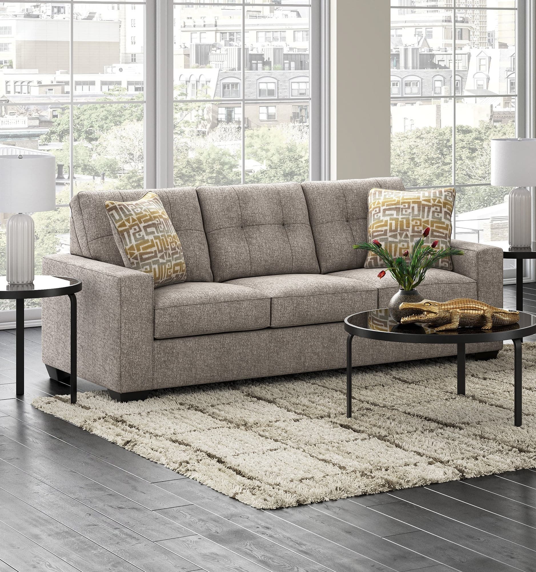 Tunain Iron Queen Sleeper Sofa