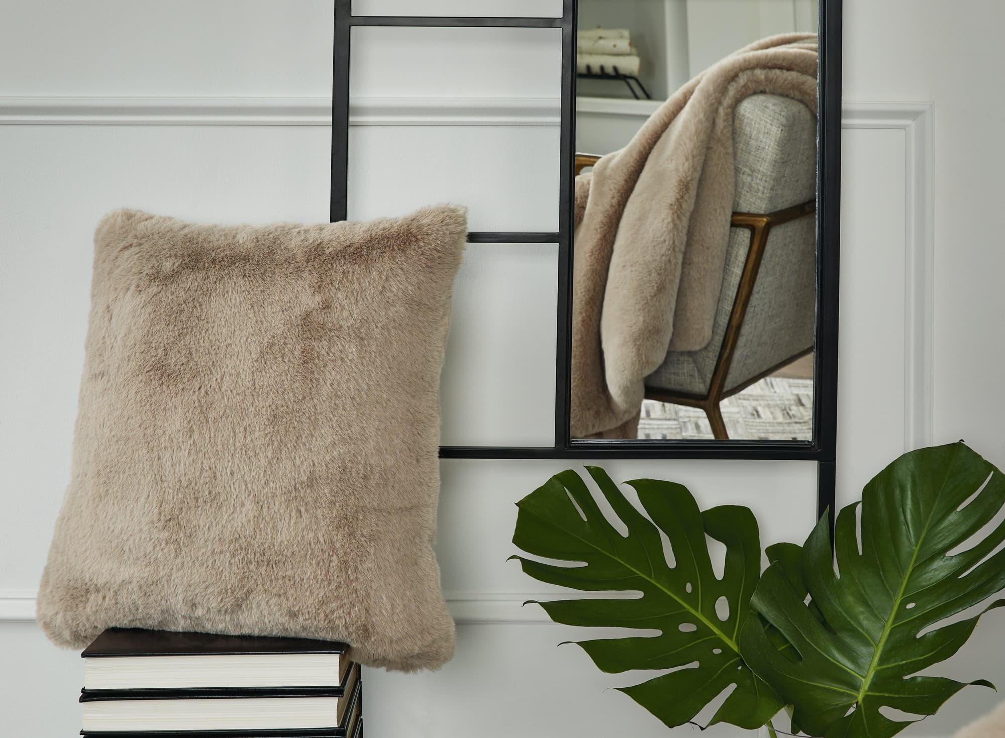 Gariland Taupe Pillow - Image 1