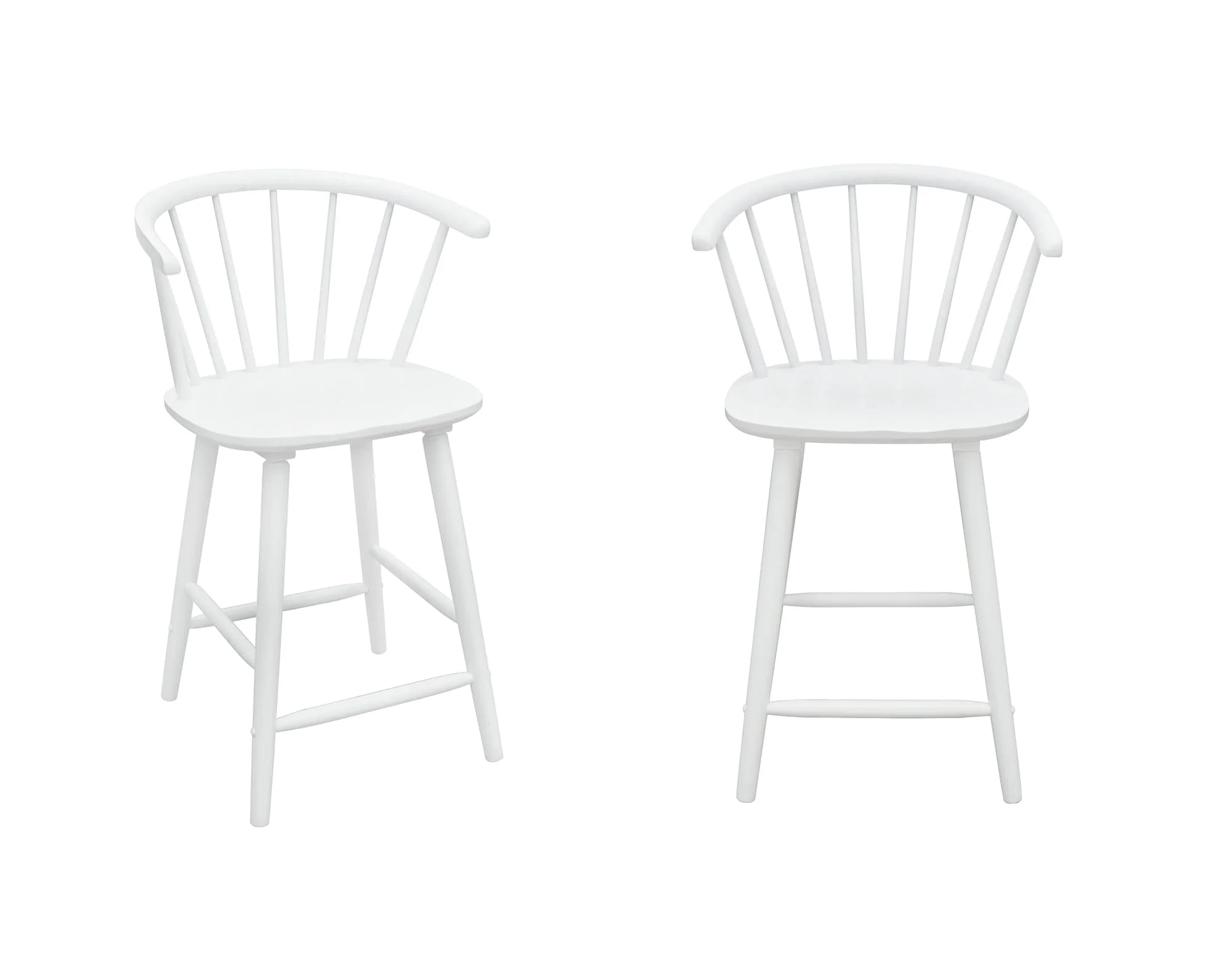 Janna White Counter Height Barstool - Image 1