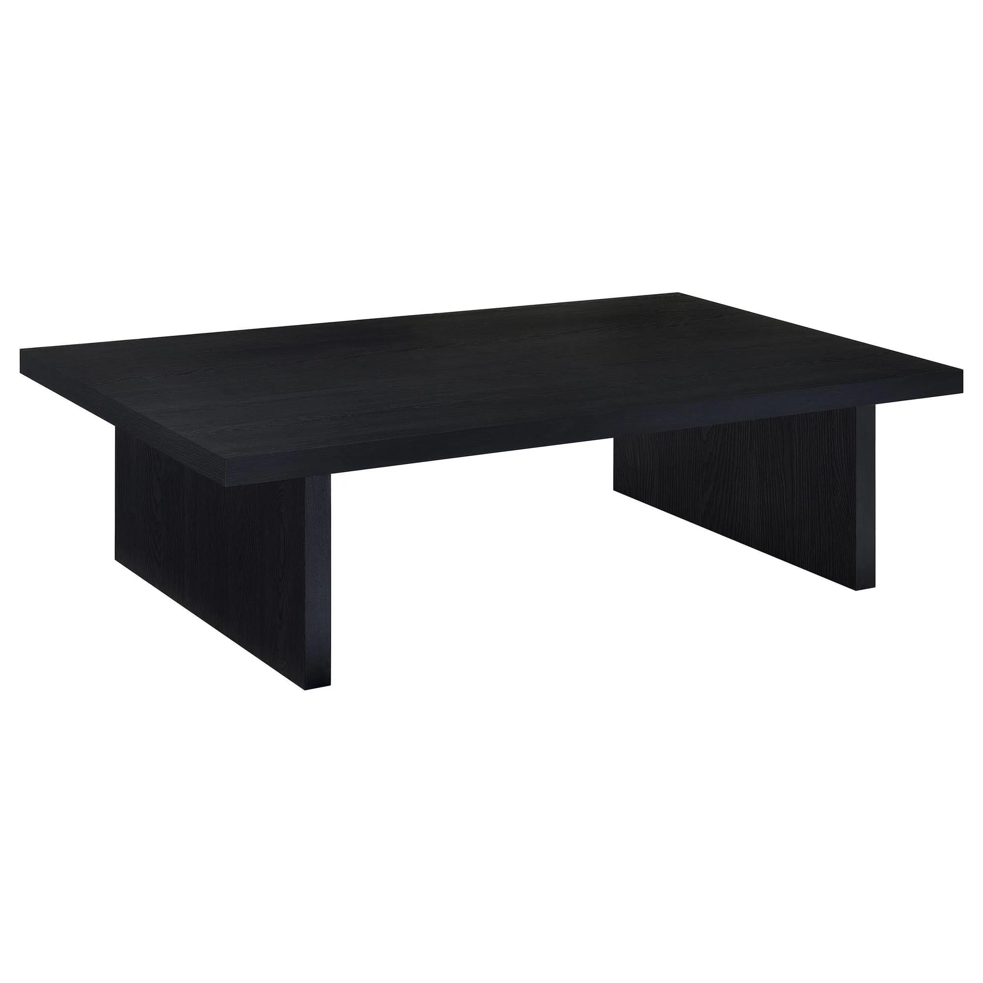 Max Rectangular Engineered Laminate Coffee Table Black - Image 1