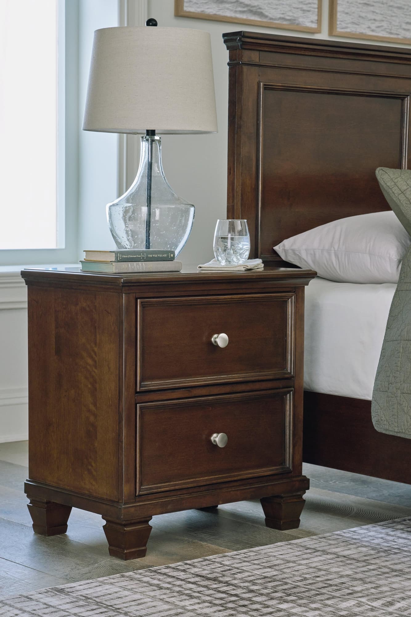 Danabrin Brown Nightstand - Image 1