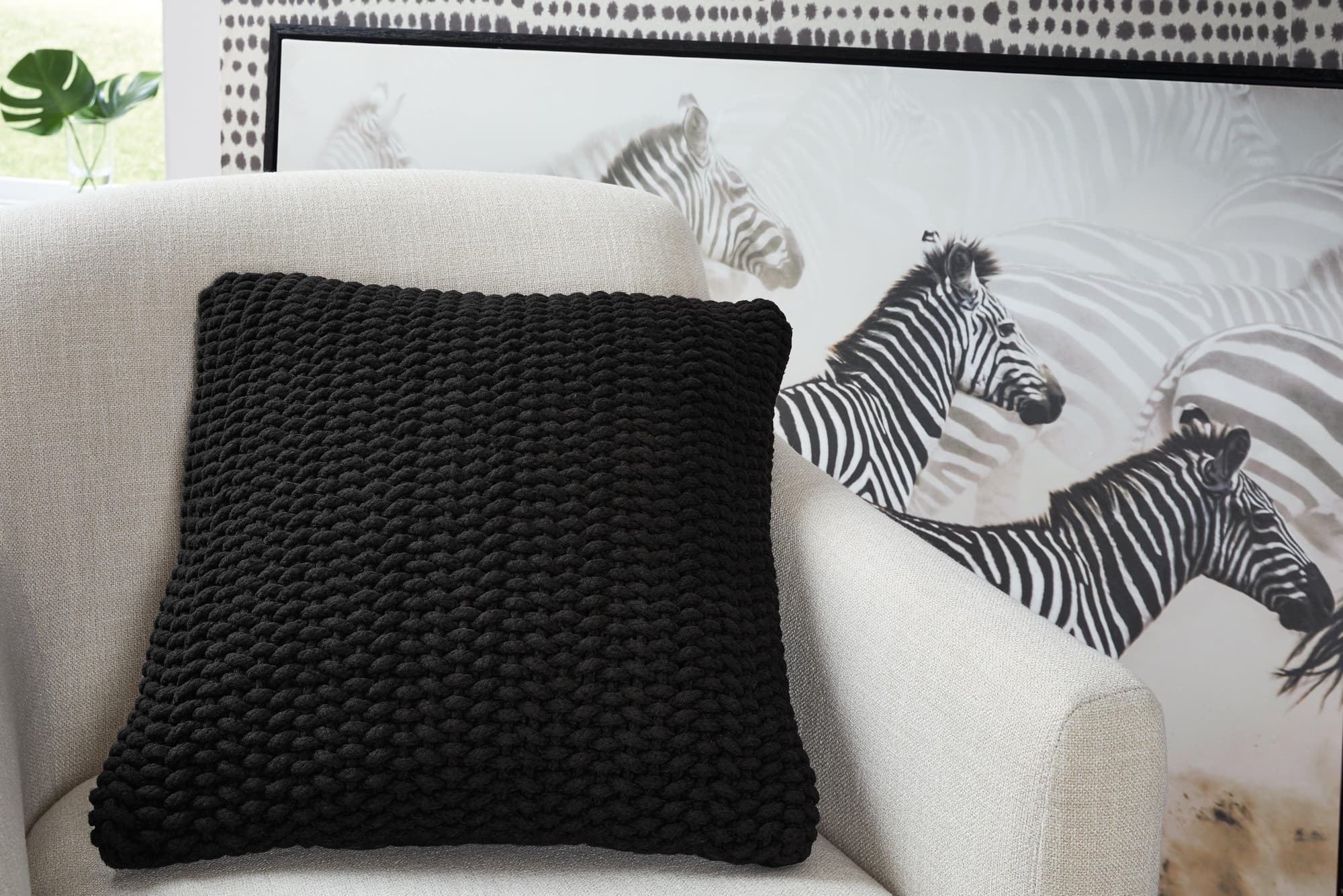 Renemore Black Pillow - Image 1