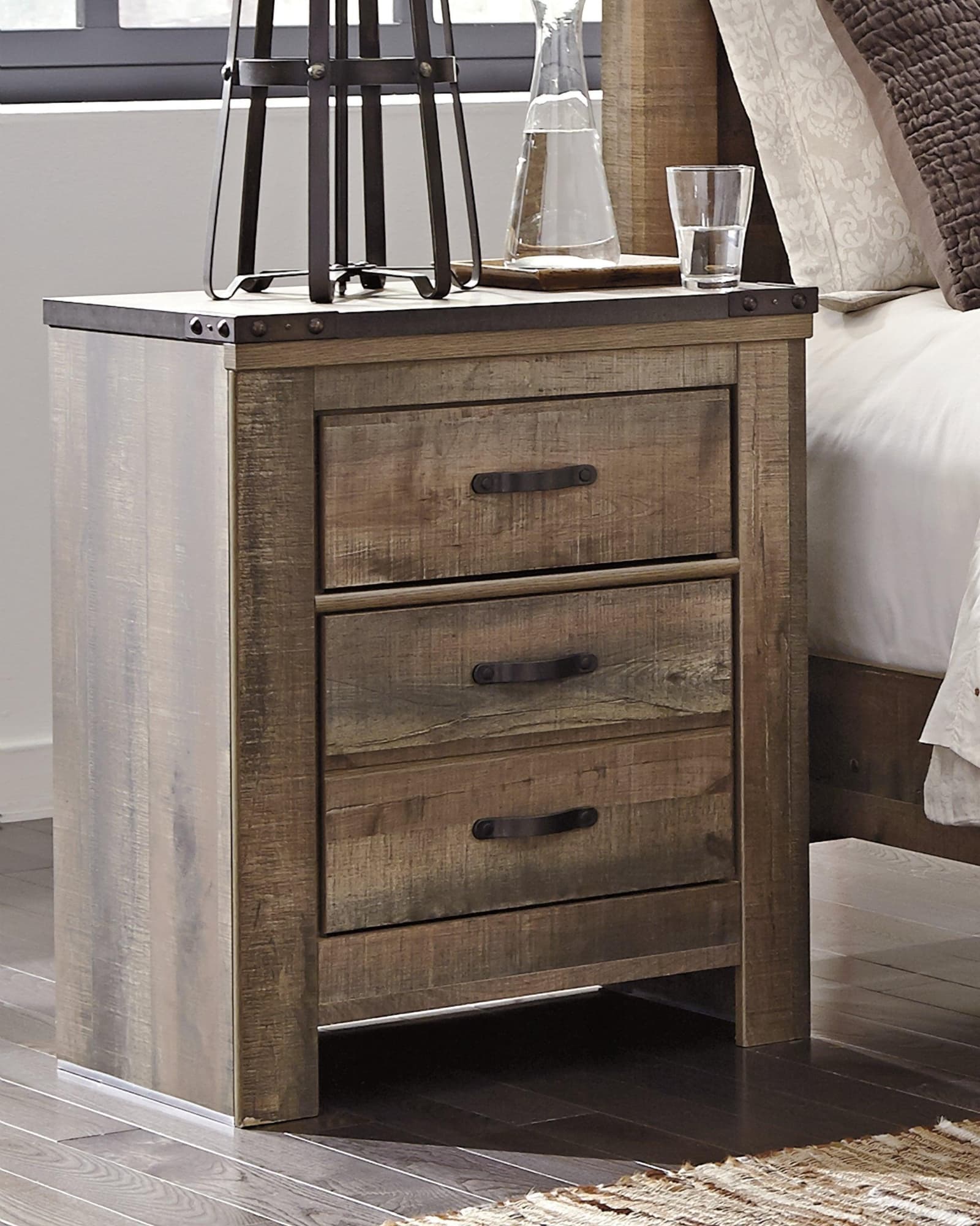Trinell Brown Nightstand - Image 1