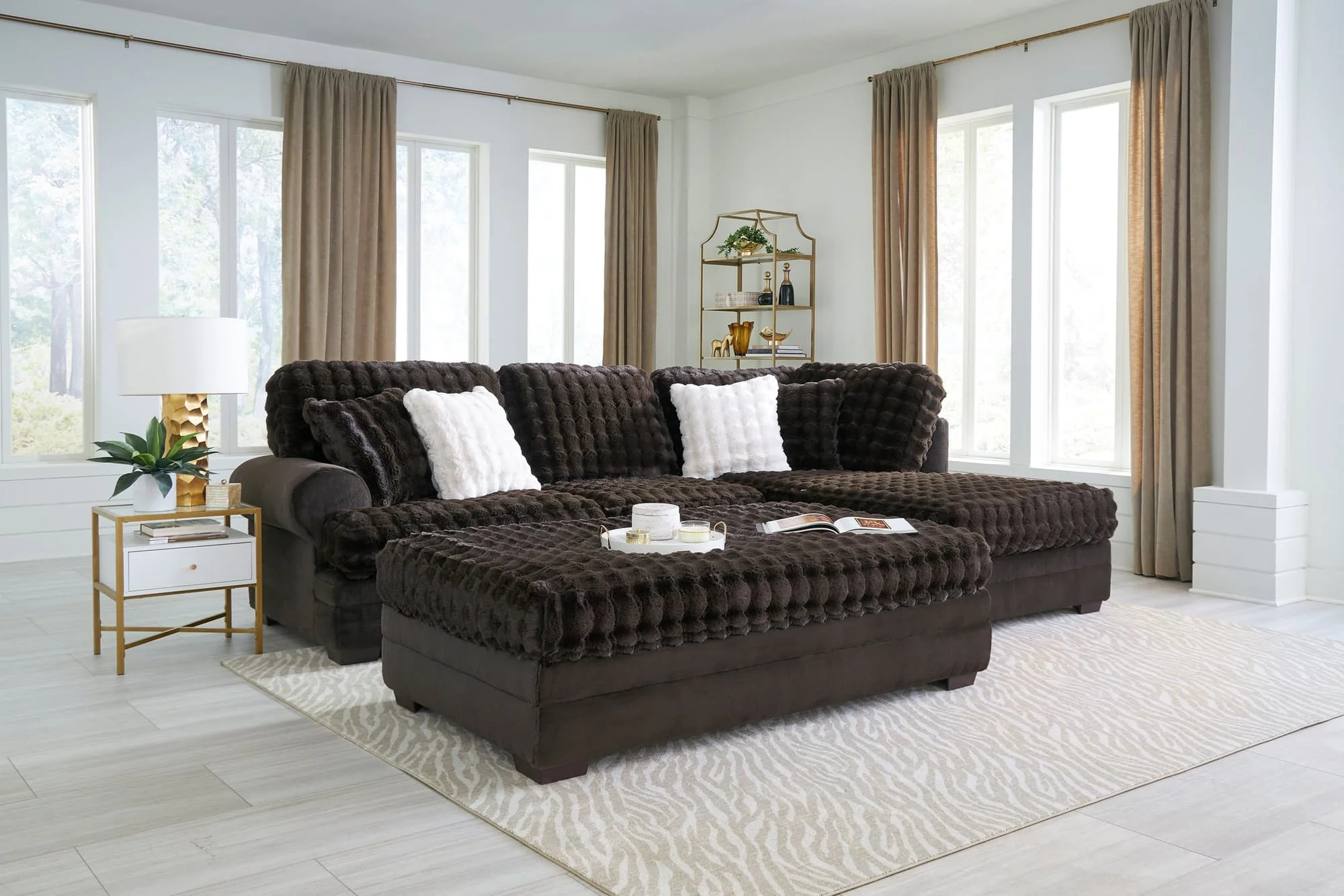 Kama Espresso Sectional - Image 1