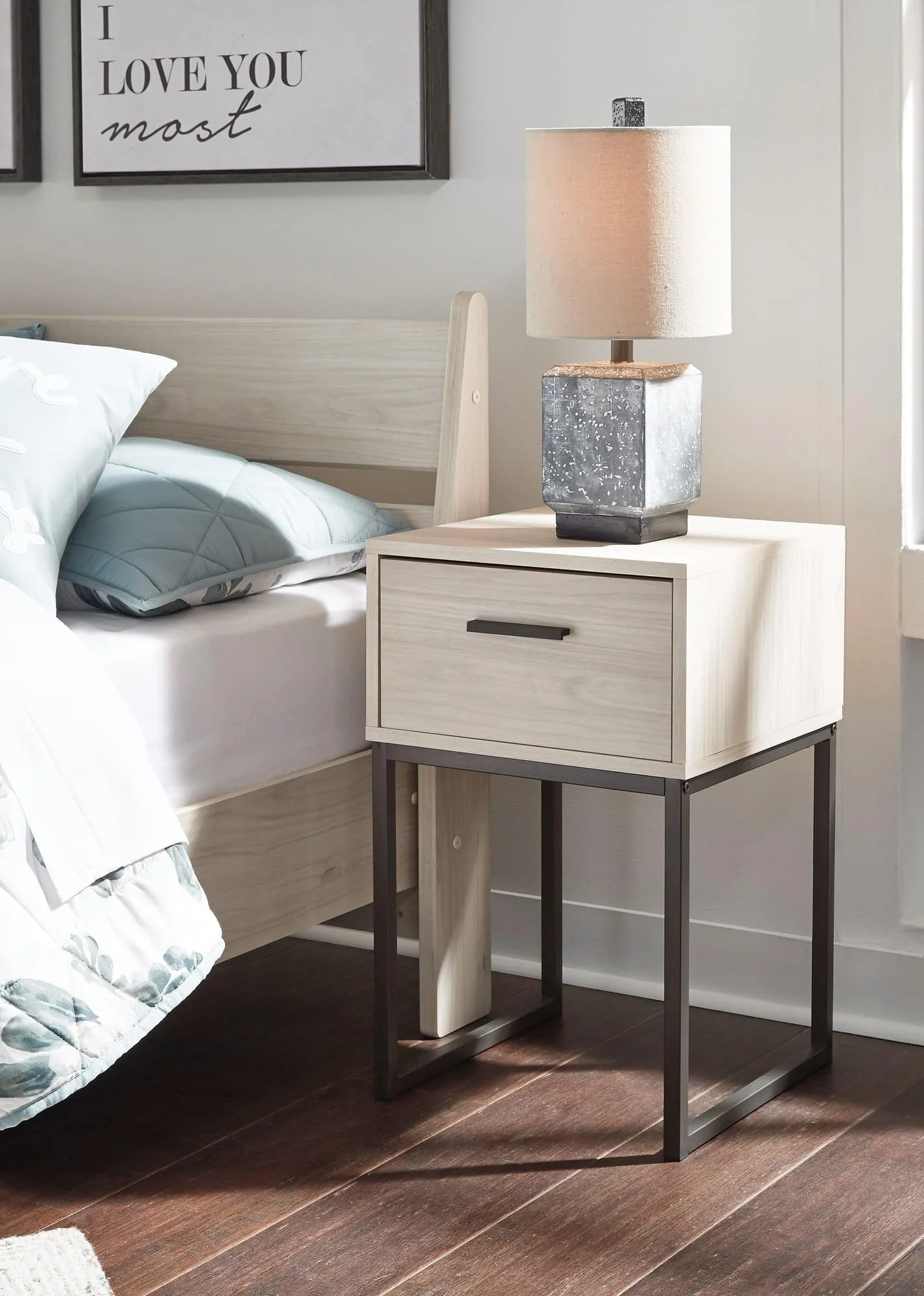 Socalle Light Natural Nightstand - Image 1