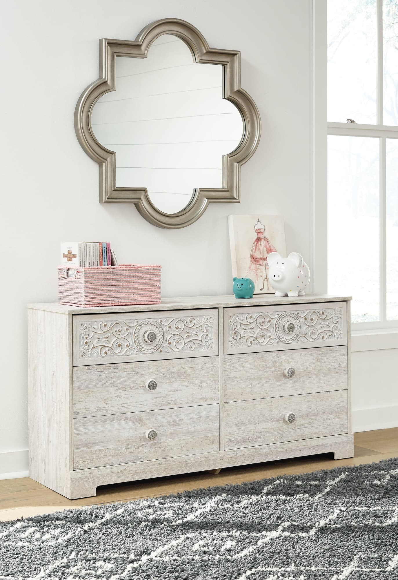 Paxberry Whitewash Dresser - Image 1