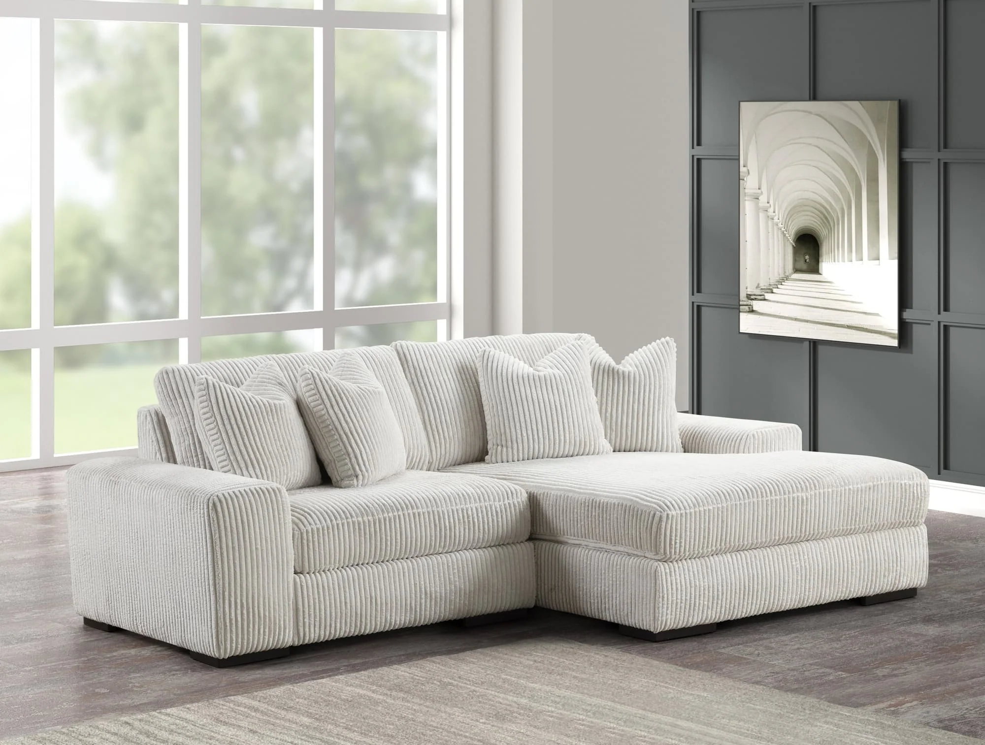 Sunday Beige Sectional - Image 1