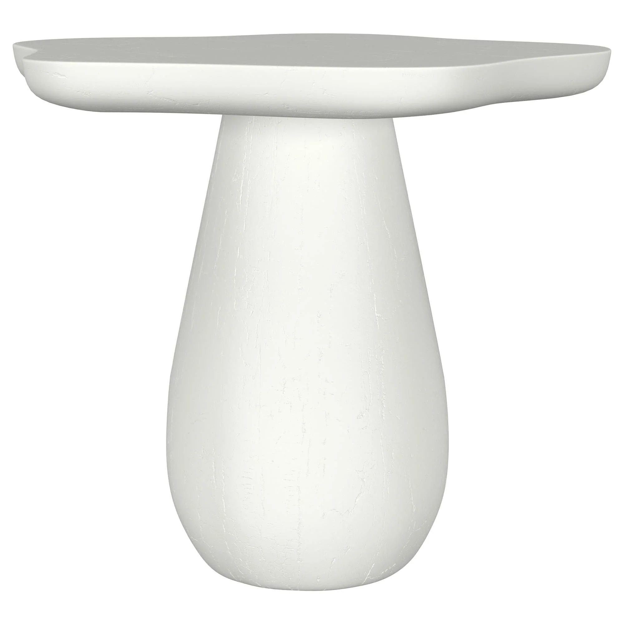 Perth 17-inch Side Table with Cloud-Shaped Top Off White - Image 1