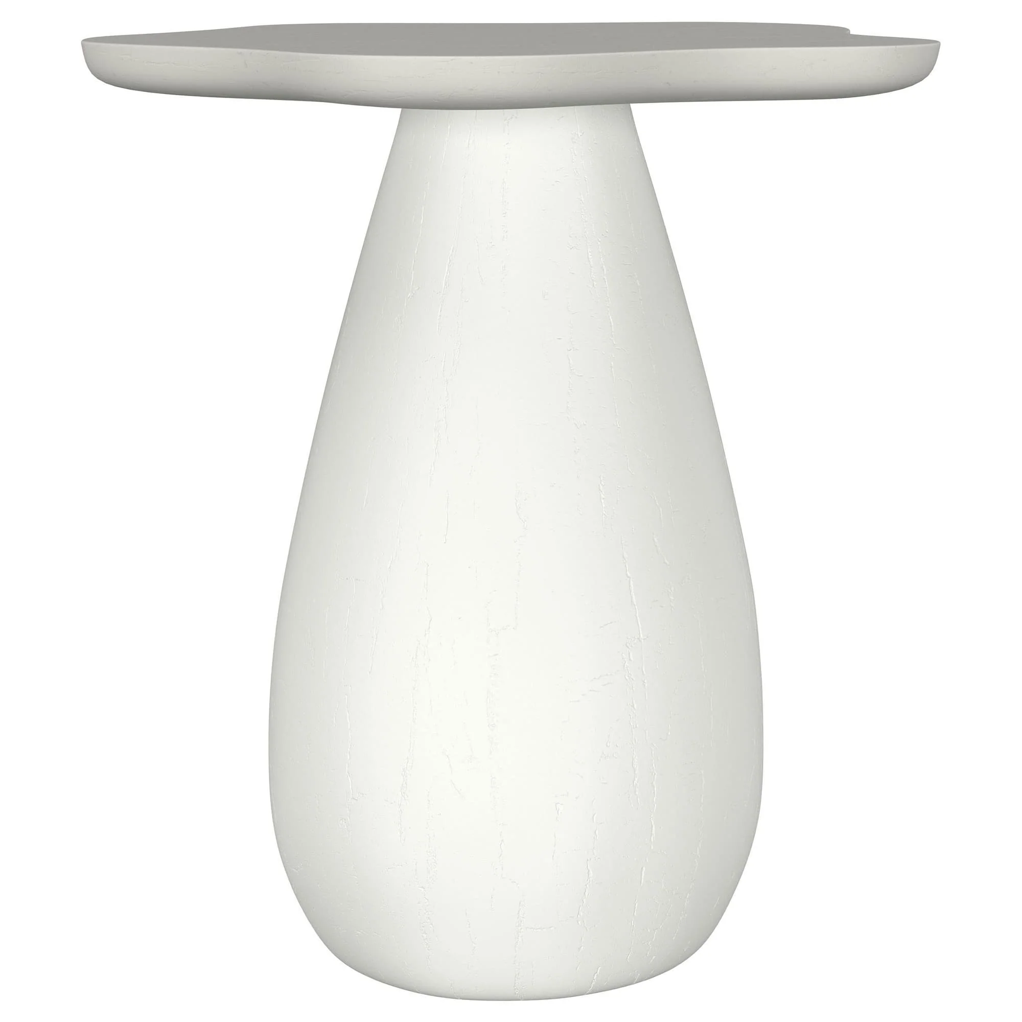 Perth 20-inch Side Table with Cloud-Shaped Top Off White - Image 1
