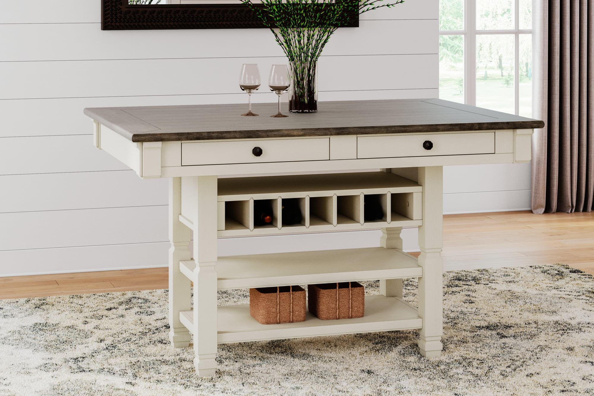 Bolanburg Two-Tone Counter Height Dining Table
