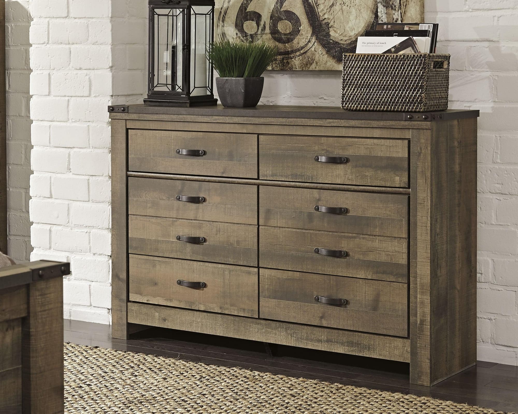 Trinell Brown Dresser - Image 1