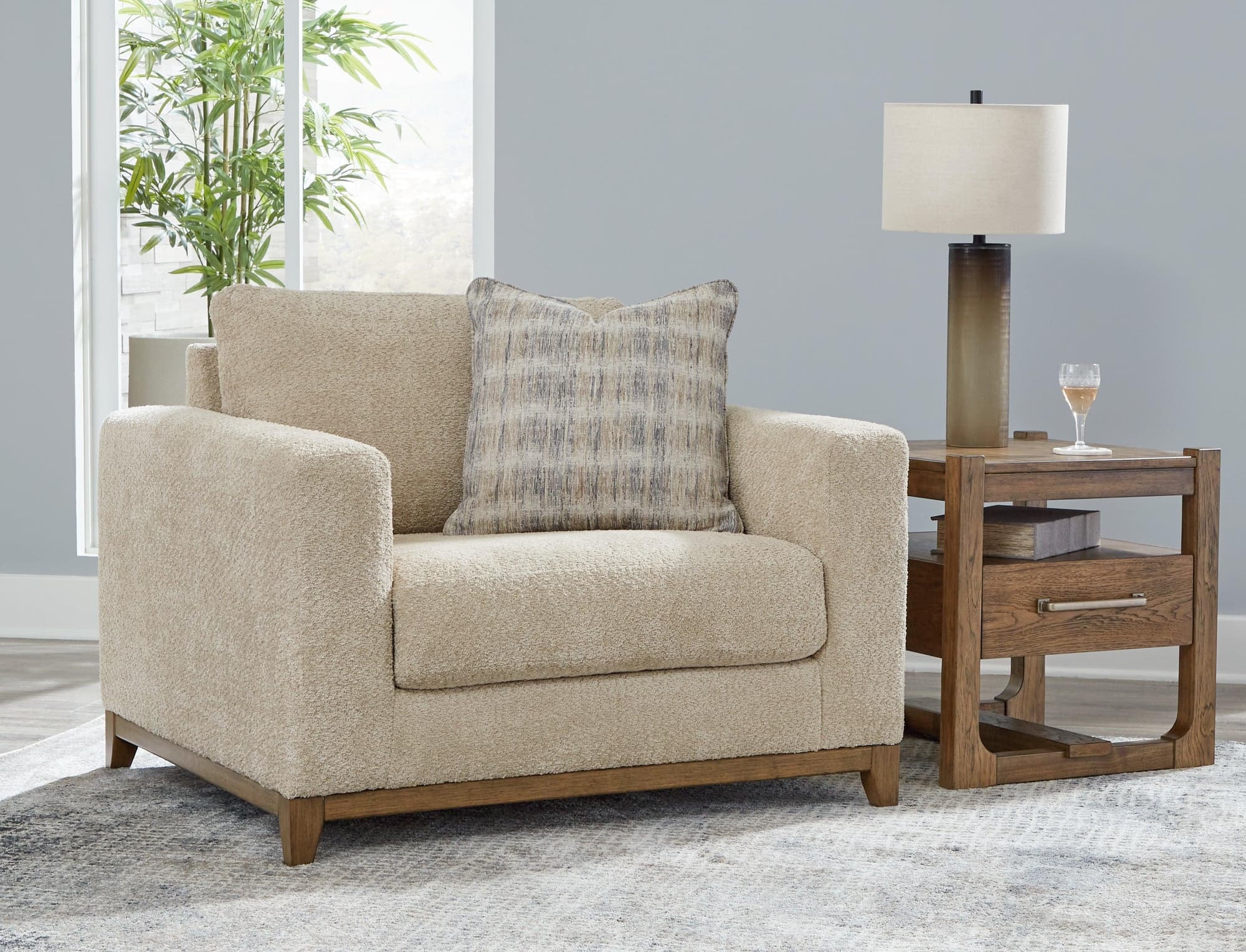 Parklynn Desert Chenille Oversized Chair - Image 1