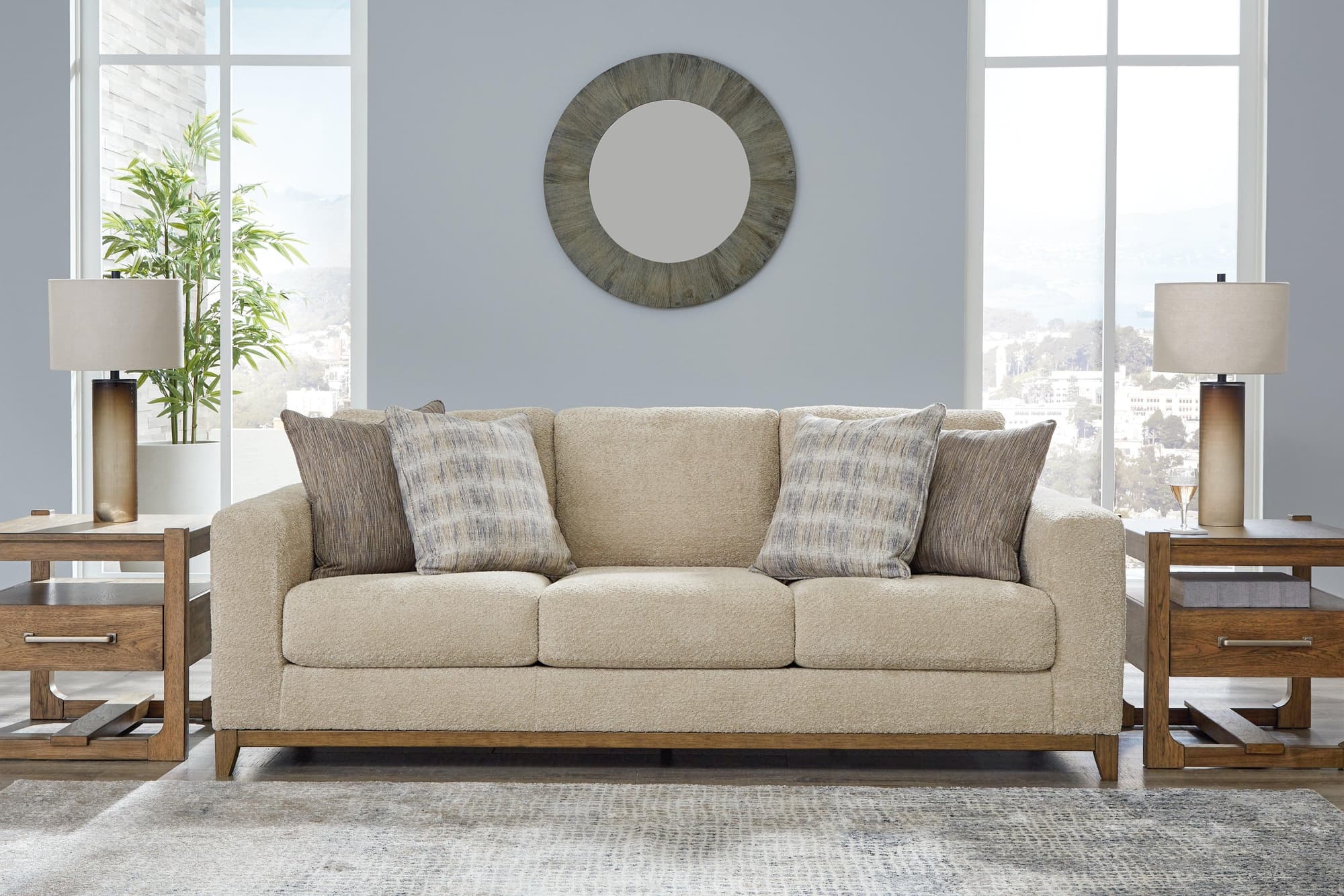 Parklynn Desert Chenille Sofa - Image 1