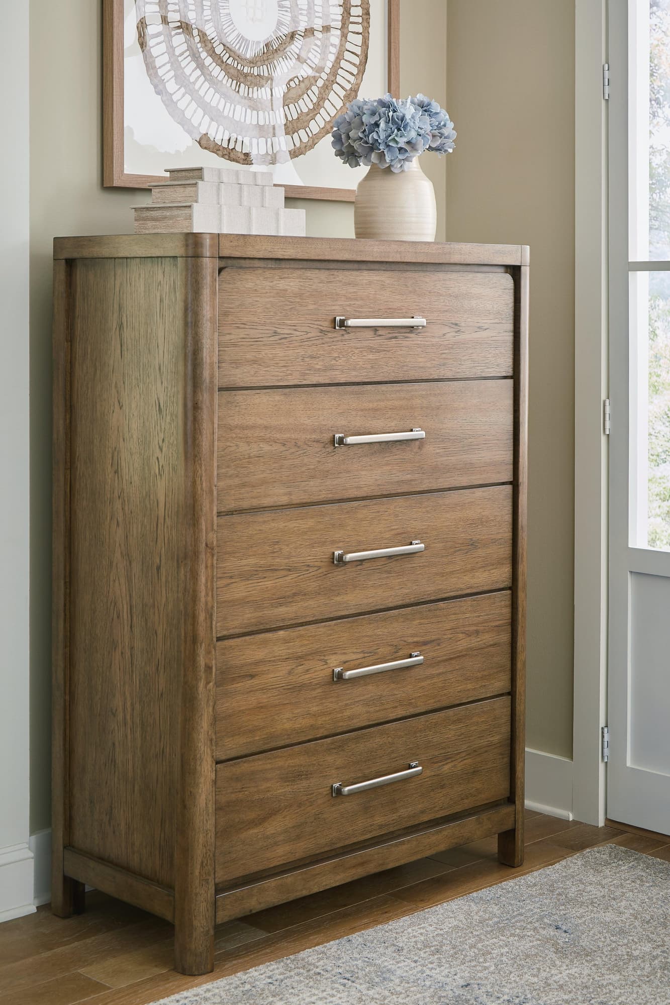 Cabalynn Light Brown Chest Of Drawers - Image 1