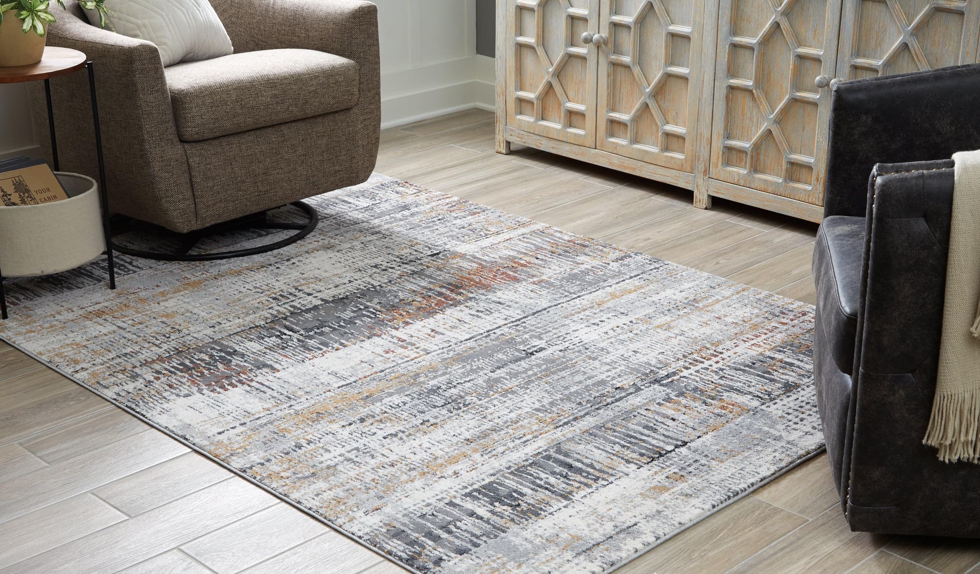 Rhettner Multi 5'3" X 7'3" Rug - Image 1