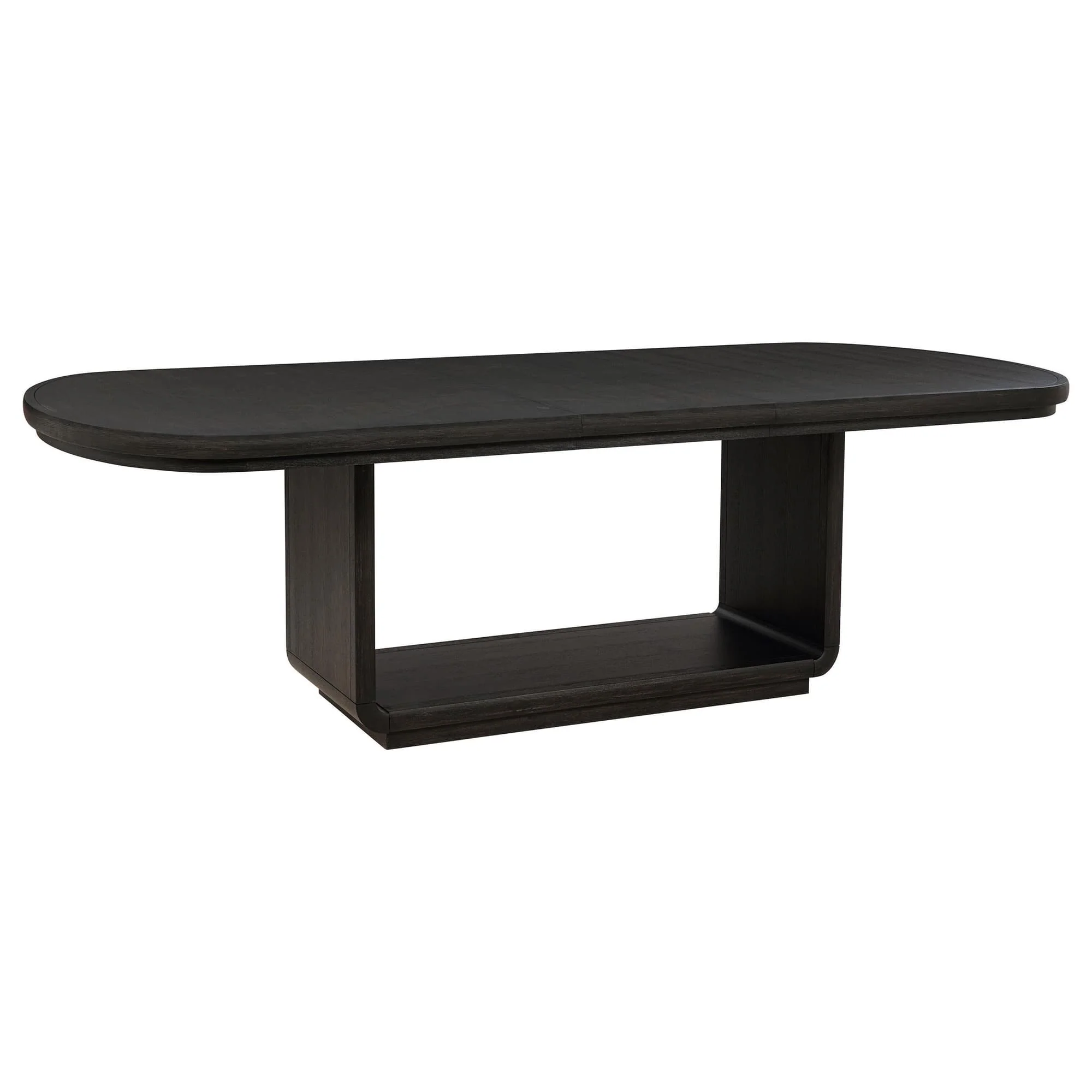 Leandro 78-inch Extension Dining Room Table Burnished Black - Image 1