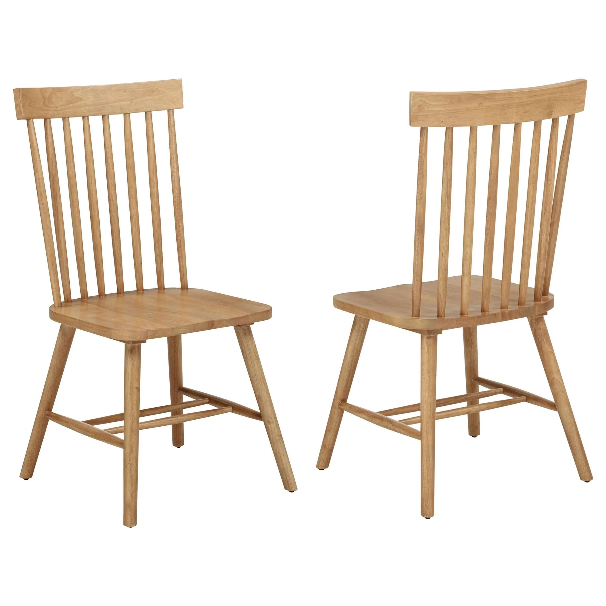 Andrews Windsor Spindle Back Dining Side Chair Light Ash - Image 1