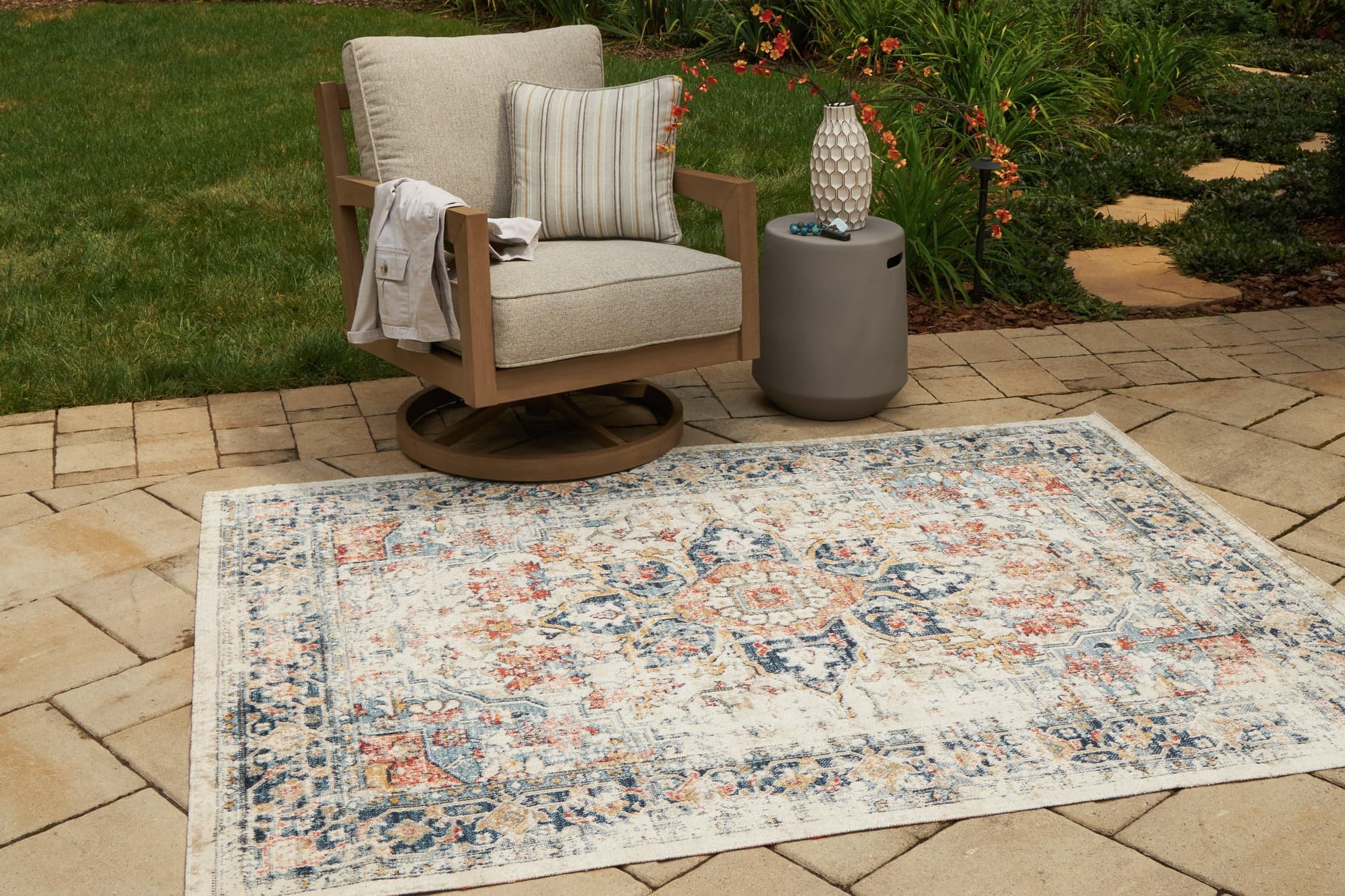 Jarrpage Multi 5' X 7' Rug - Image 1