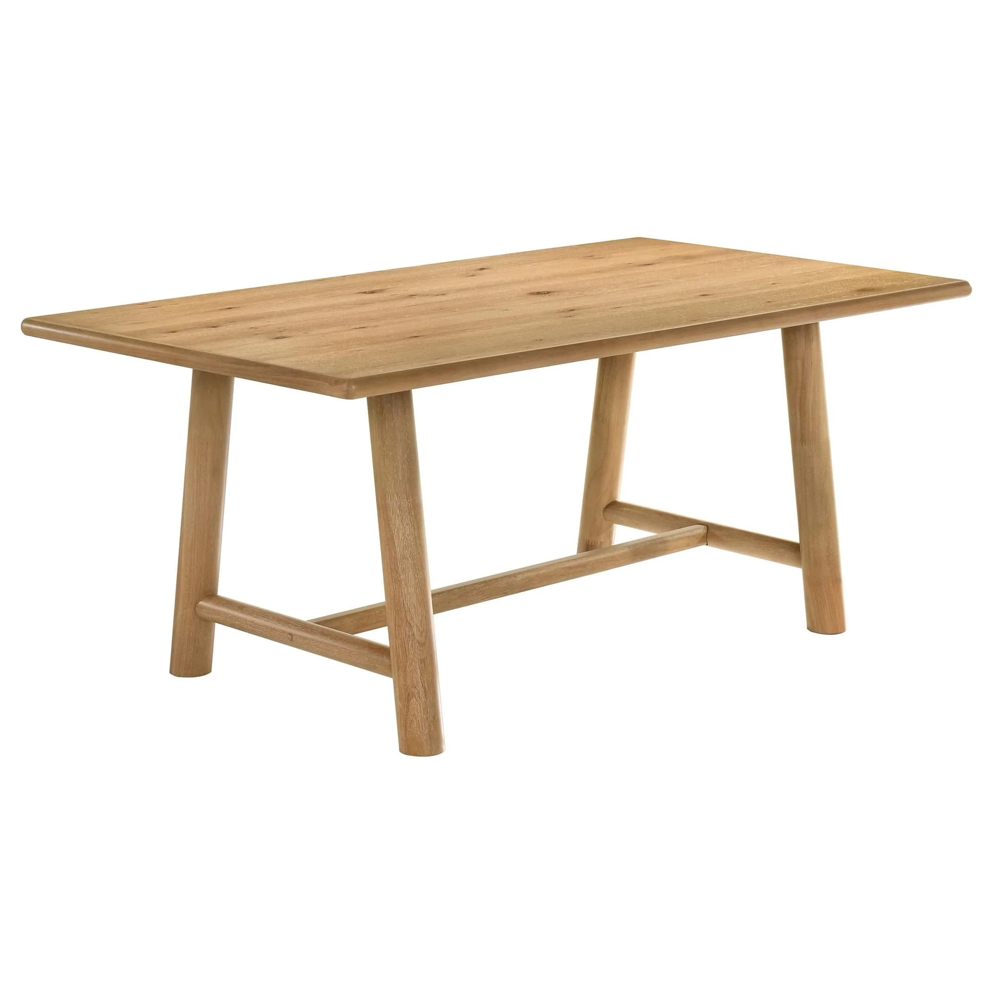 Duncan 71-inch Rectangular Wood Dining Room Table Washed Oak - Image 1