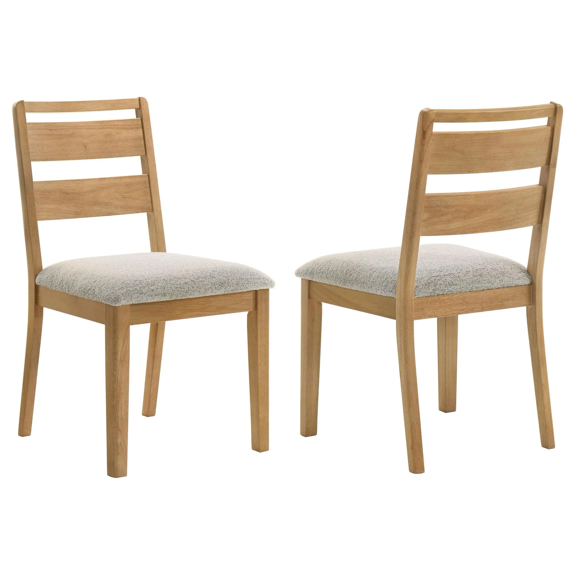 Duncan Ladder Back Dining Side Chair Washed Oak (Set of 2) - Image 1