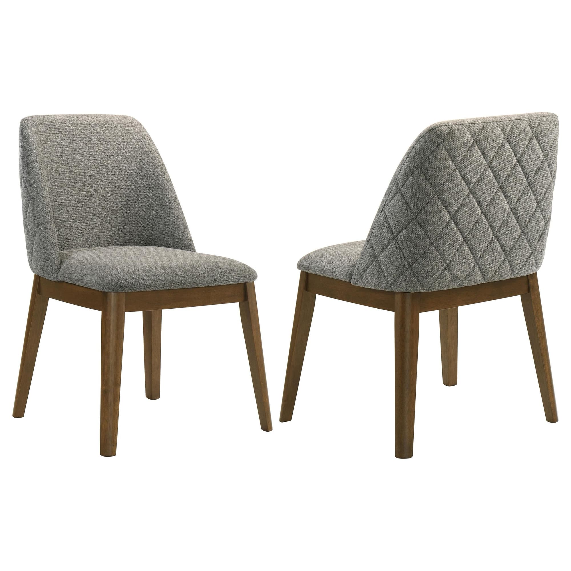 Franklin Upholstered Dining Side Chair Grey (Set of 2) - Image 1