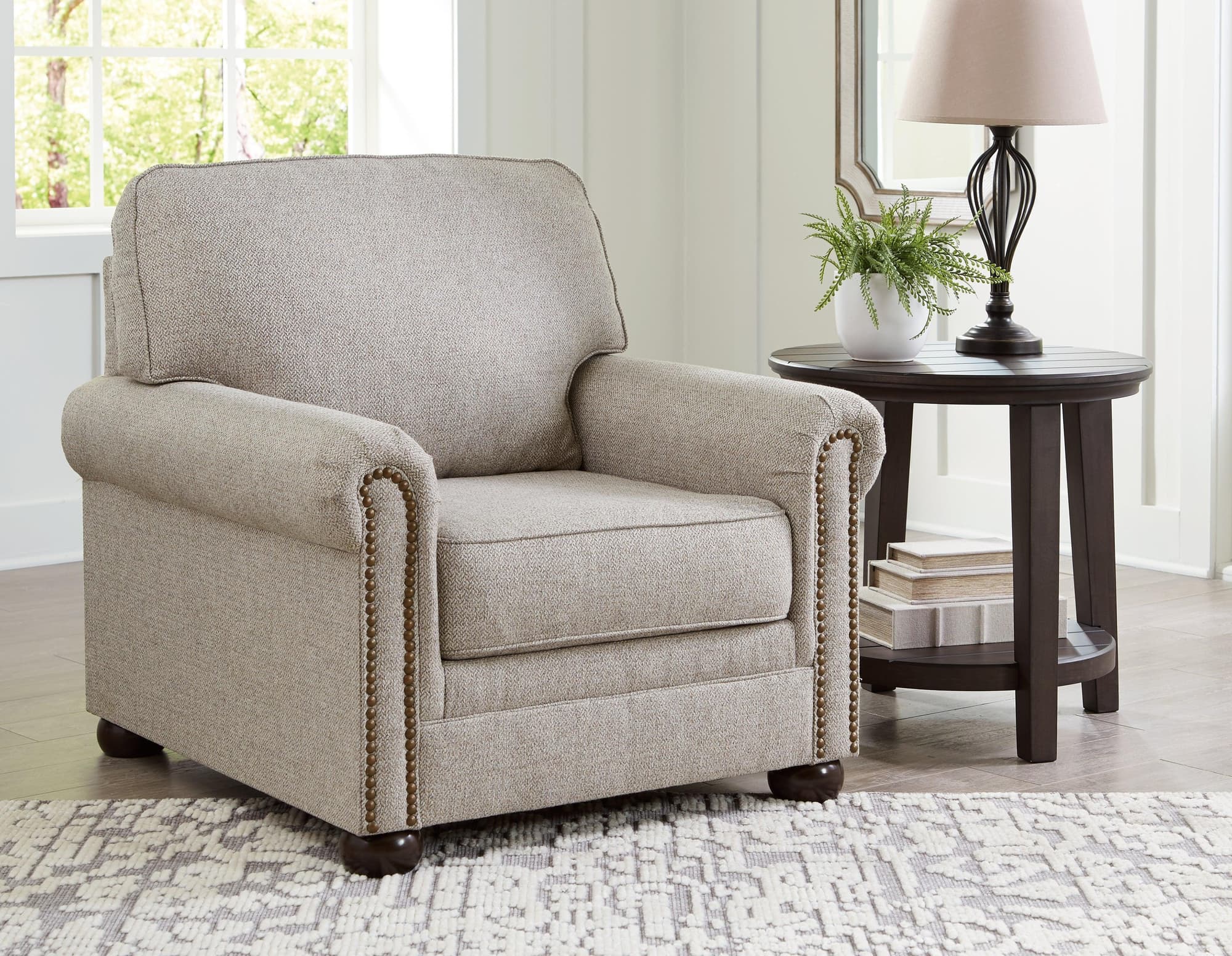 Gaelon Dune Chenille Chair - Image 1
