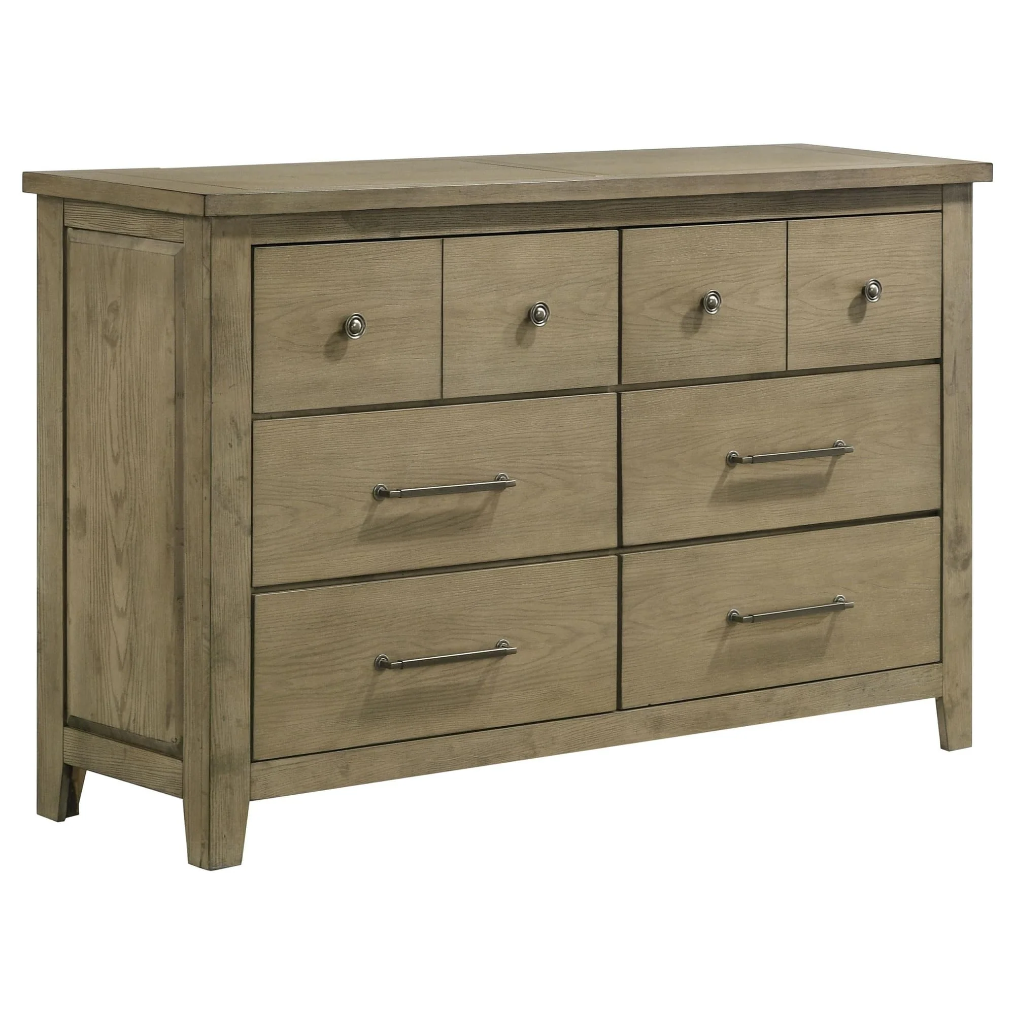 Hazlewood 6-drawer Bedroom Dresser Cabinet Vineyard Oak - Image 1