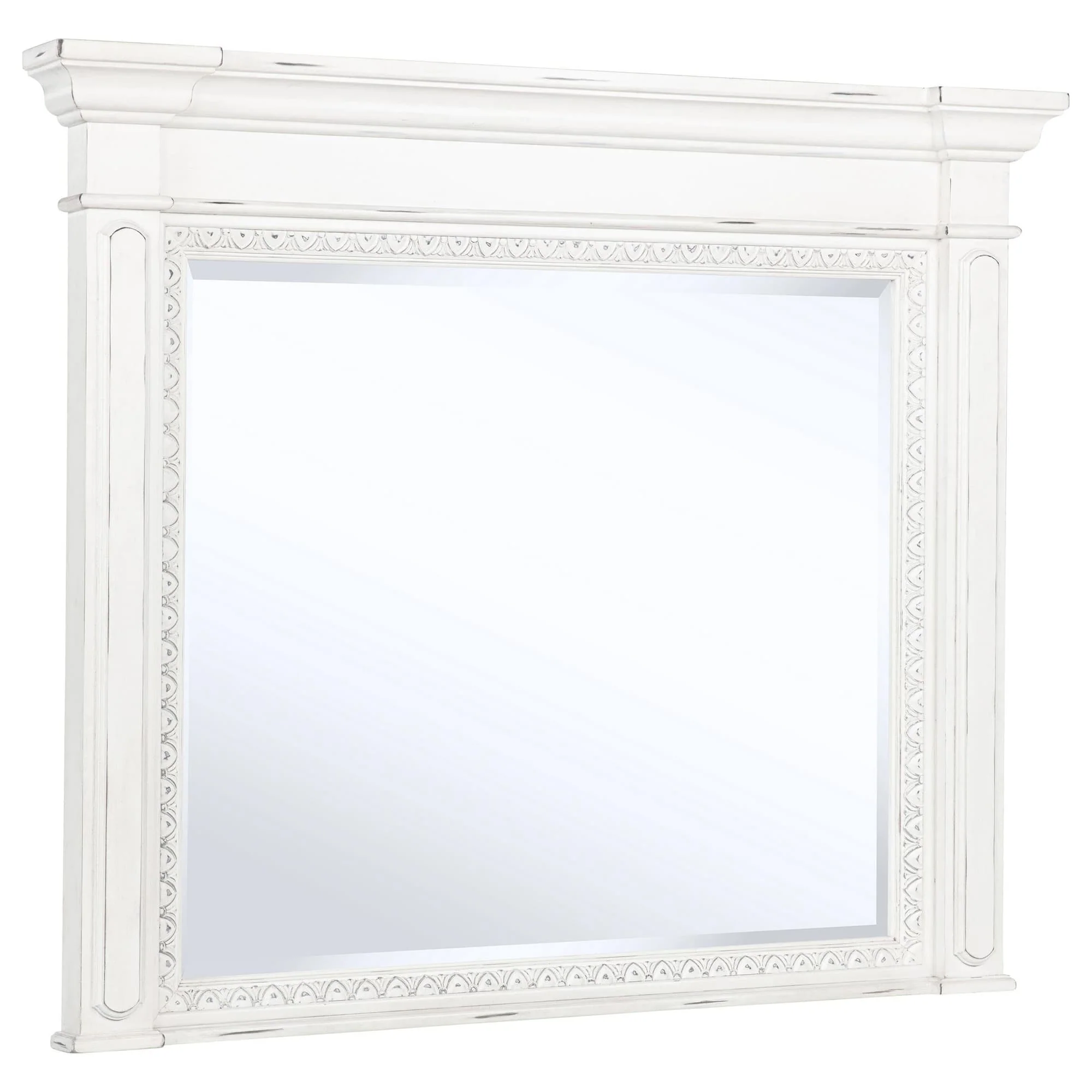 McKinney Dresser Mirror Vintage White - Image 1