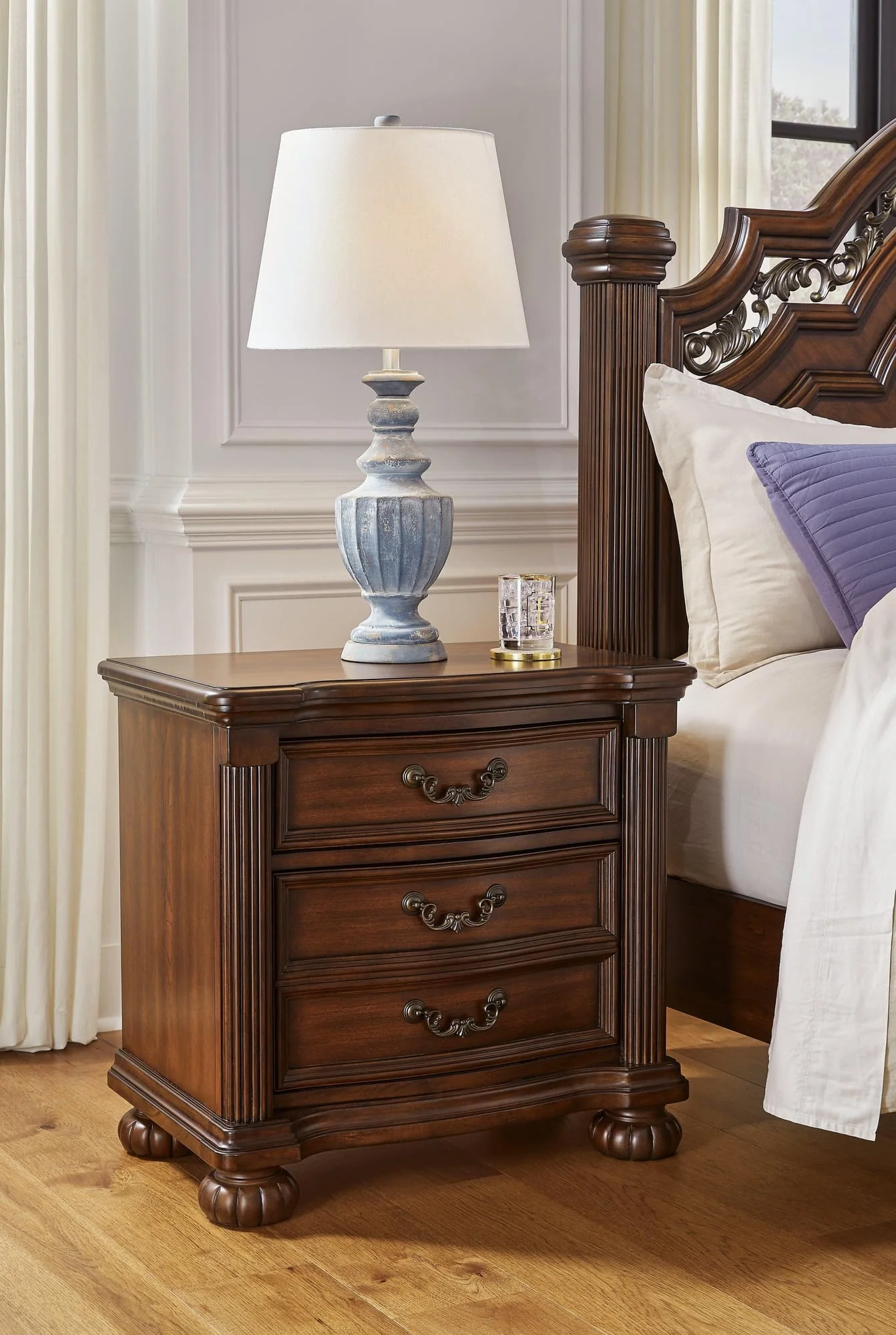 Lavinton Brown Nightstand - Image 1