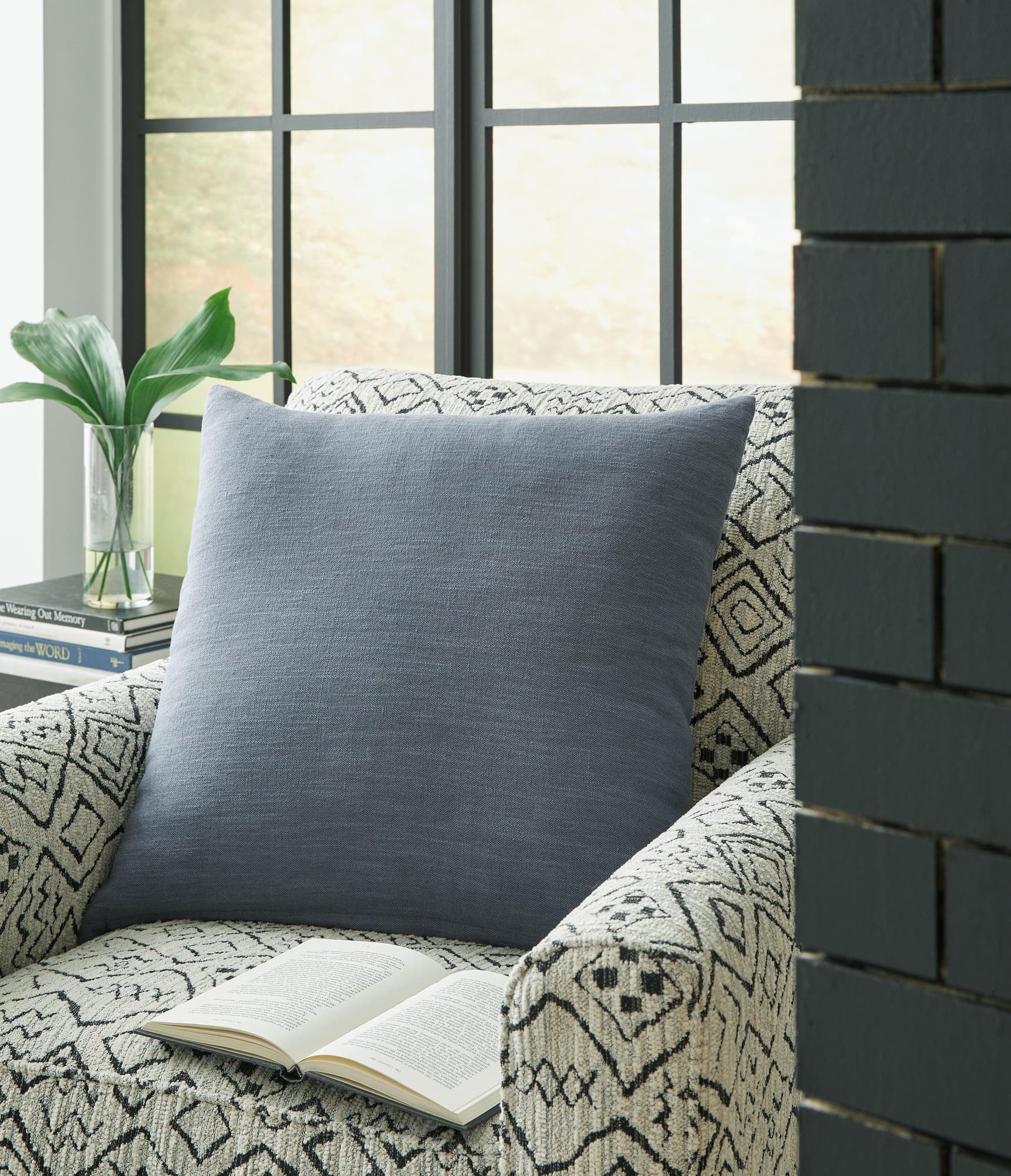 Thaneville Blue Pillow (Set of 4) - Image 1