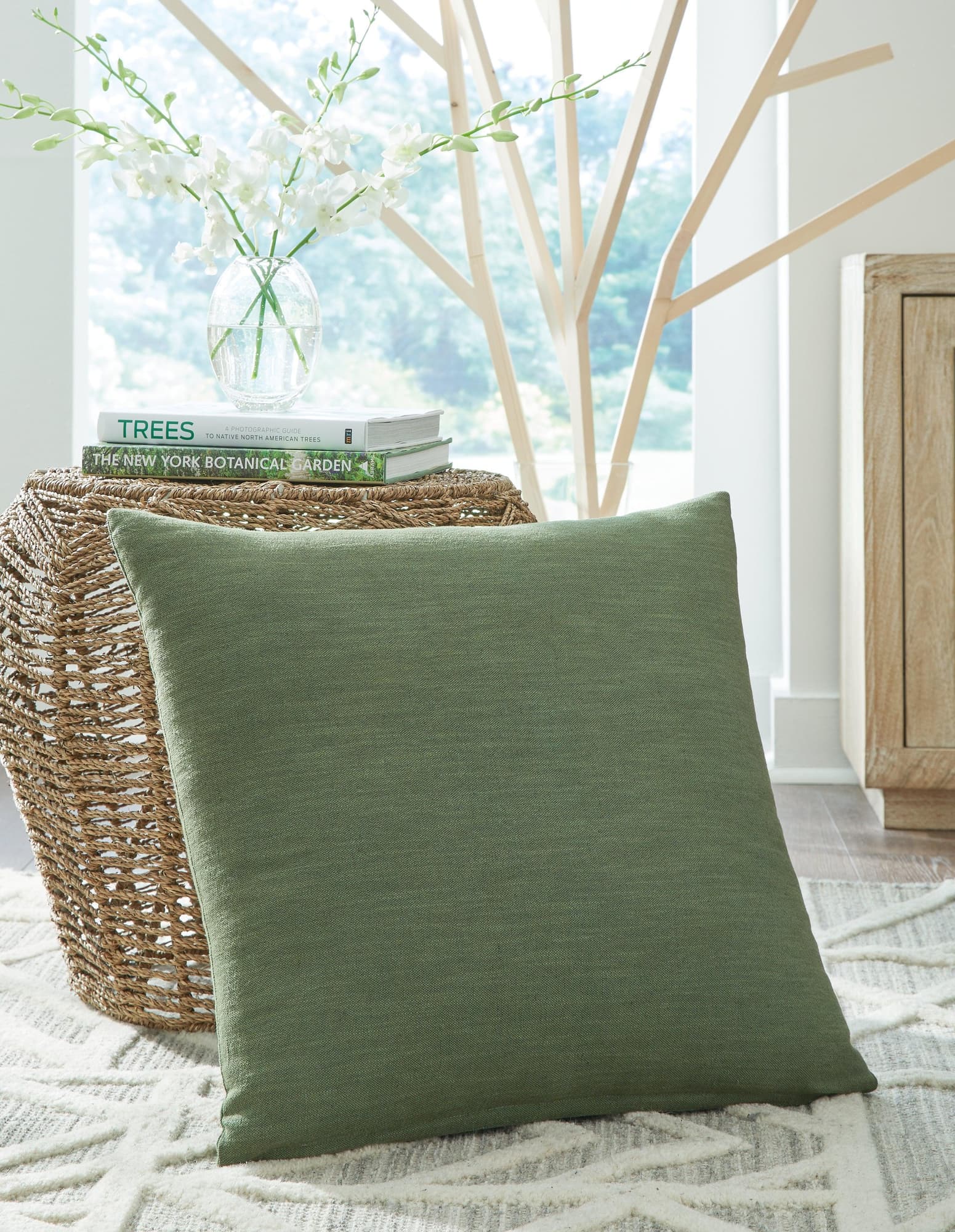 Thaneville Green Pillow (Set of 4) - Image 1