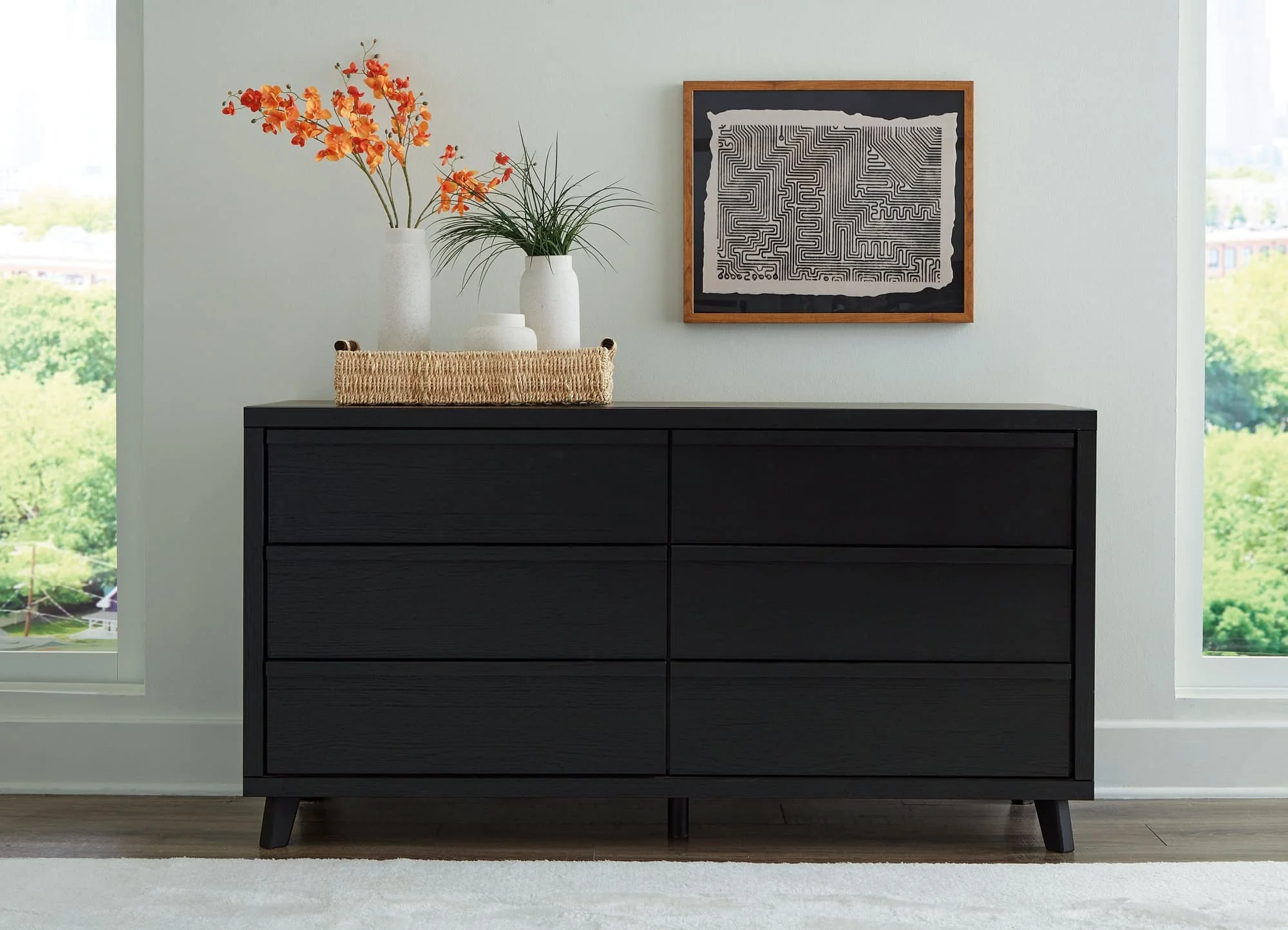 Danziar Black Dresser - Image 1