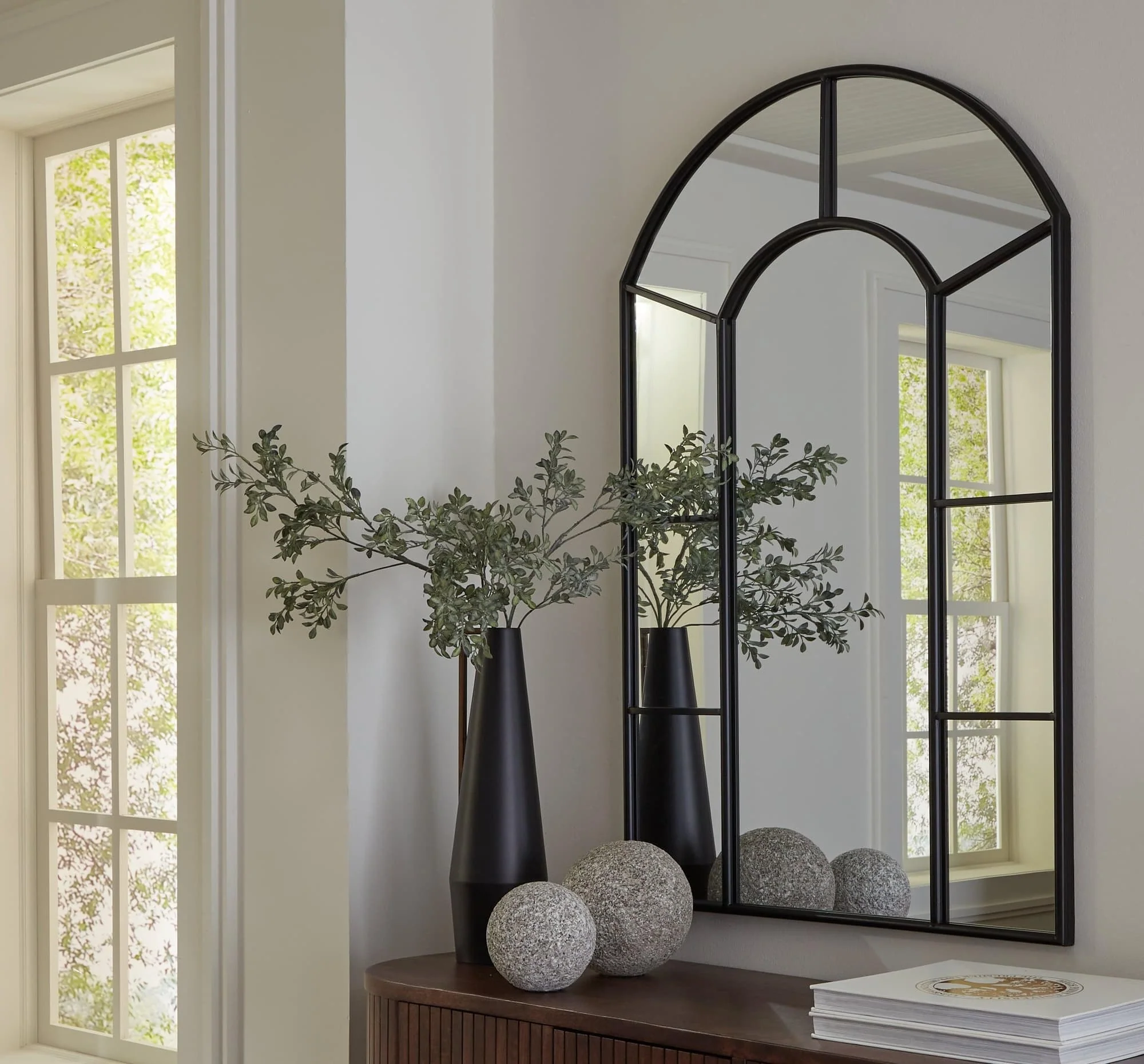 Evengton Black Accent Mirror - Image 1