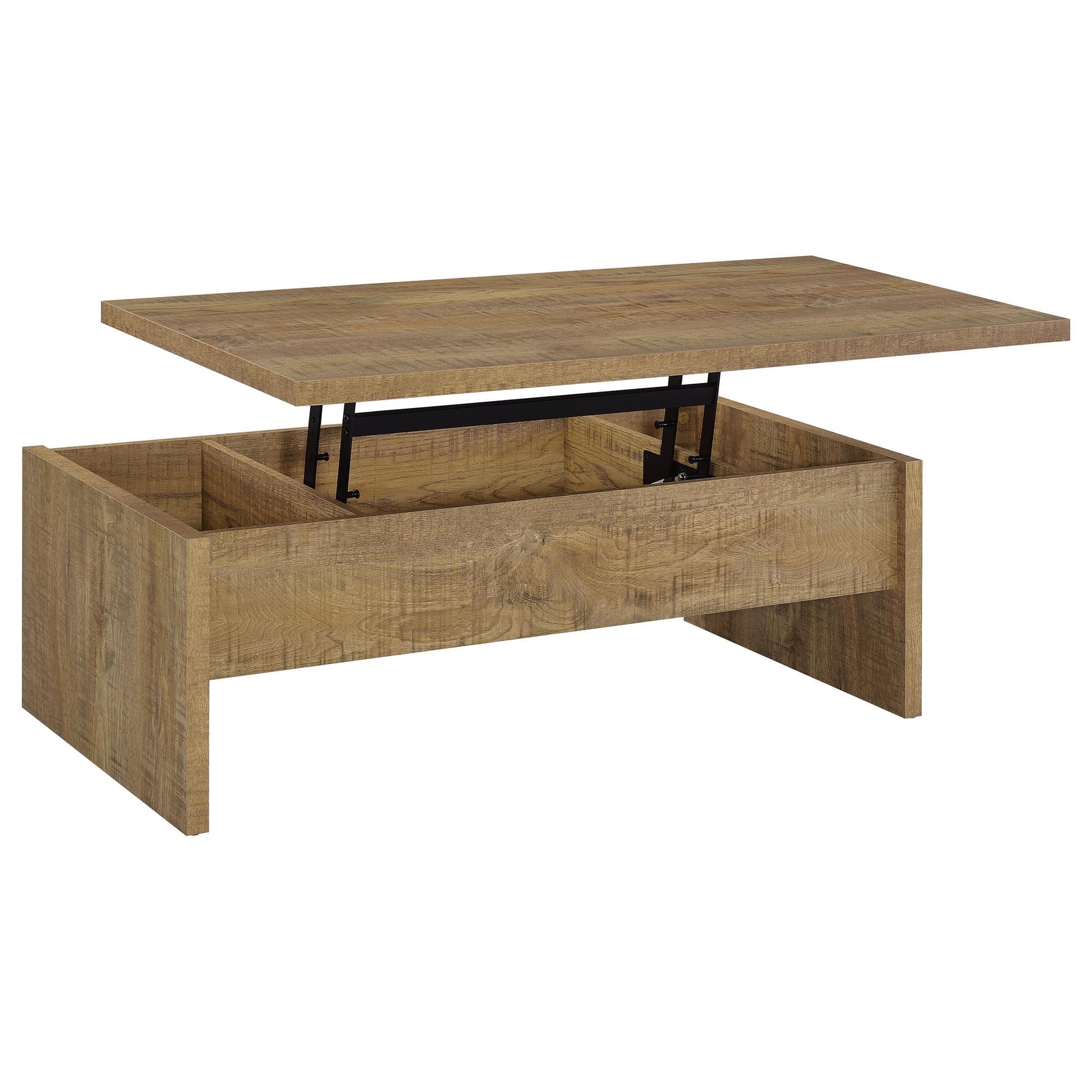 Canoga Engineered Wood Lift Top Cocktail Coffee Table Mango - Image 1