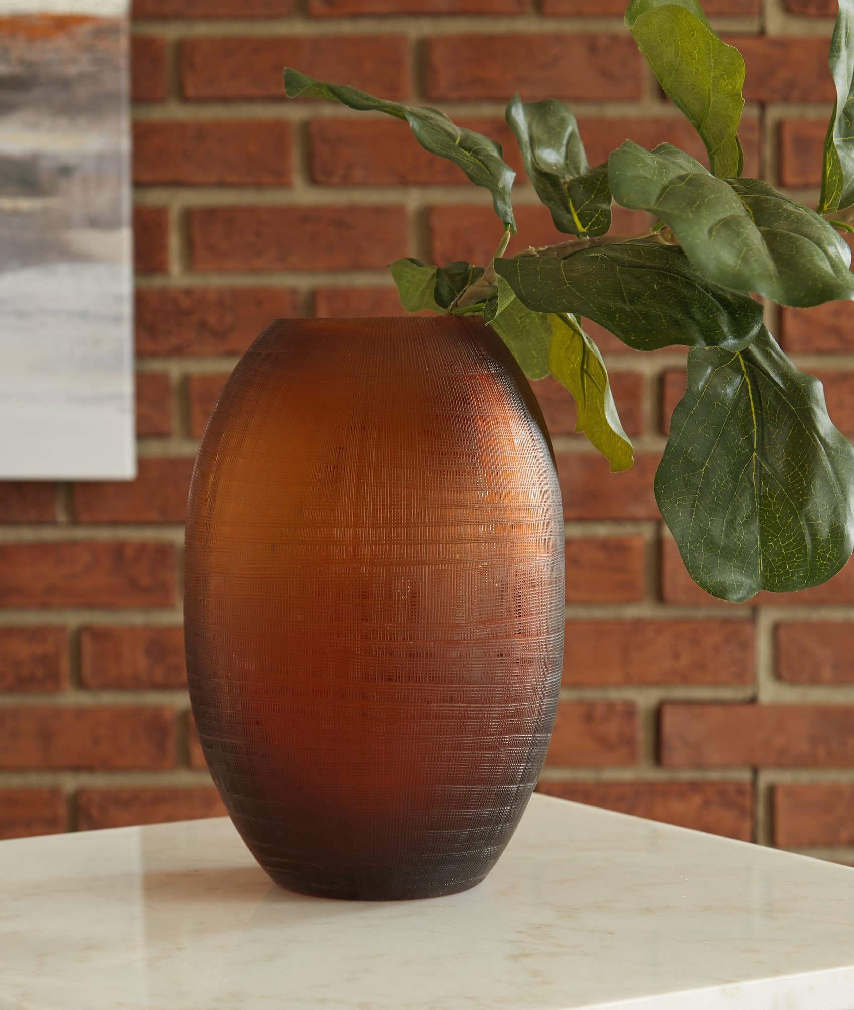 Embersen Amber Vase (Set of 2) - Image 1