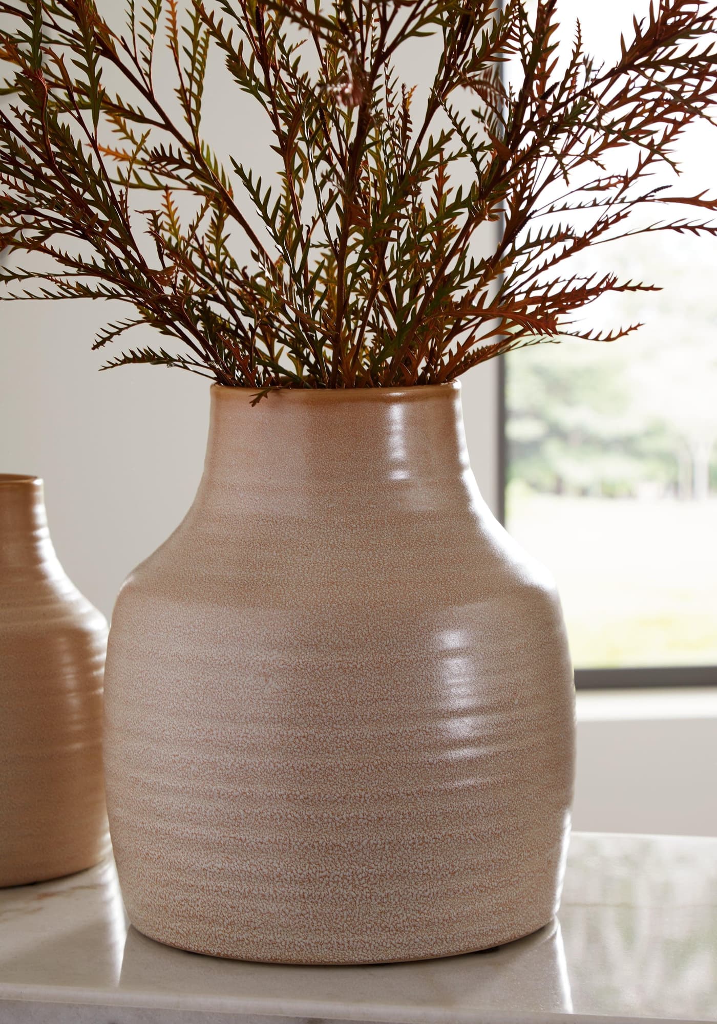 Millcott Tan Vase (Set of 2) - Image 1