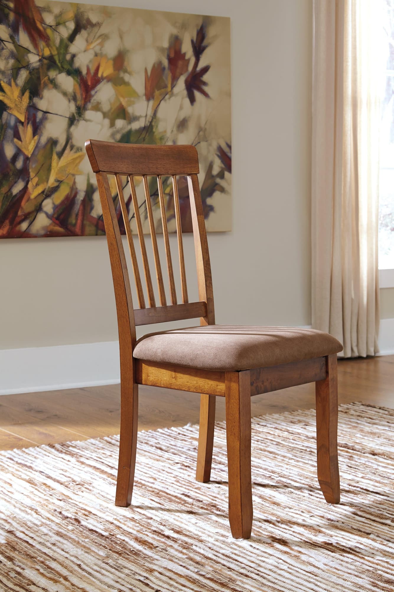 Berringer Rustic Brown 2-Piece Dining Room Chair - Image 1