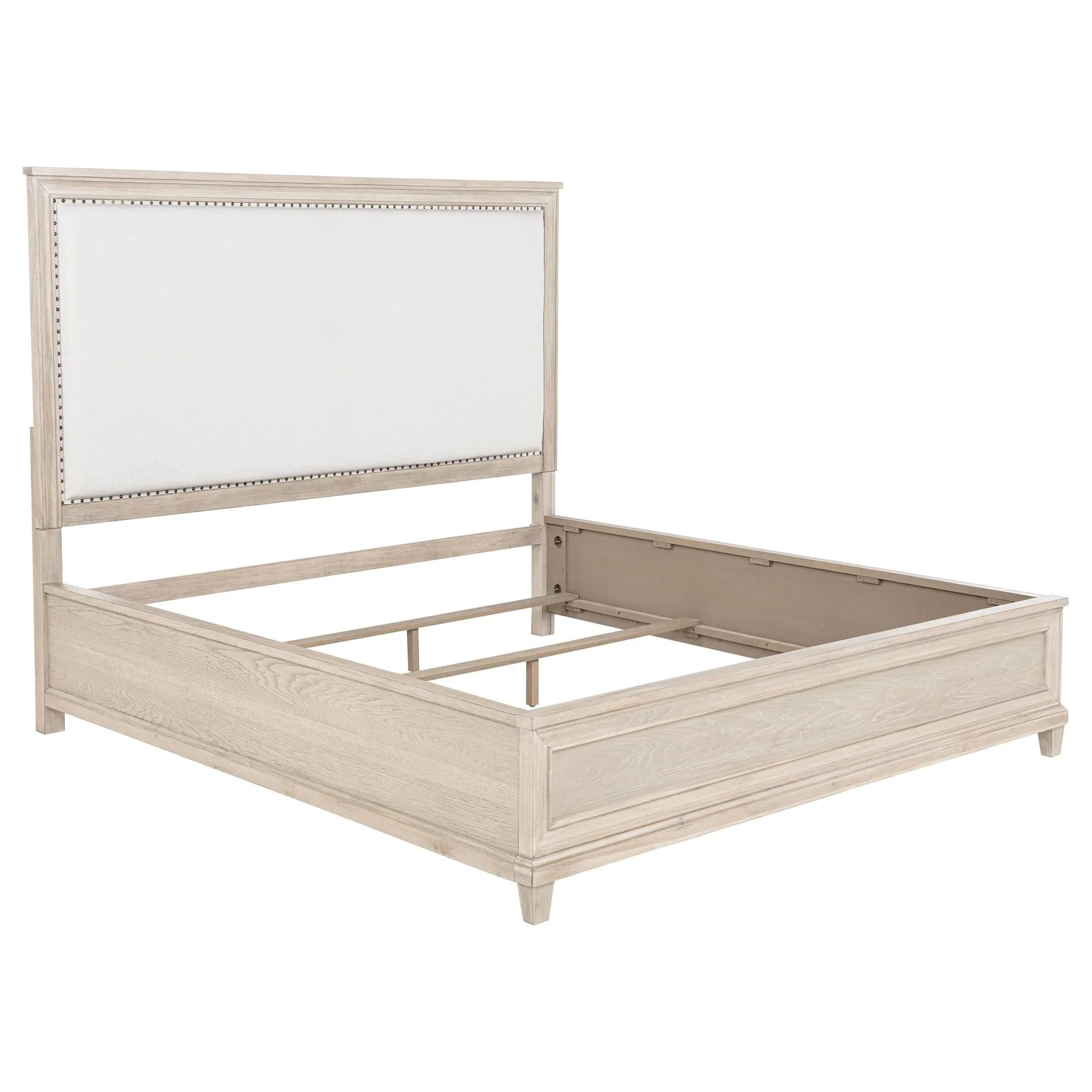 Pembroke 66-inch Eastern King Panel Bed Washed Oak - Image 1