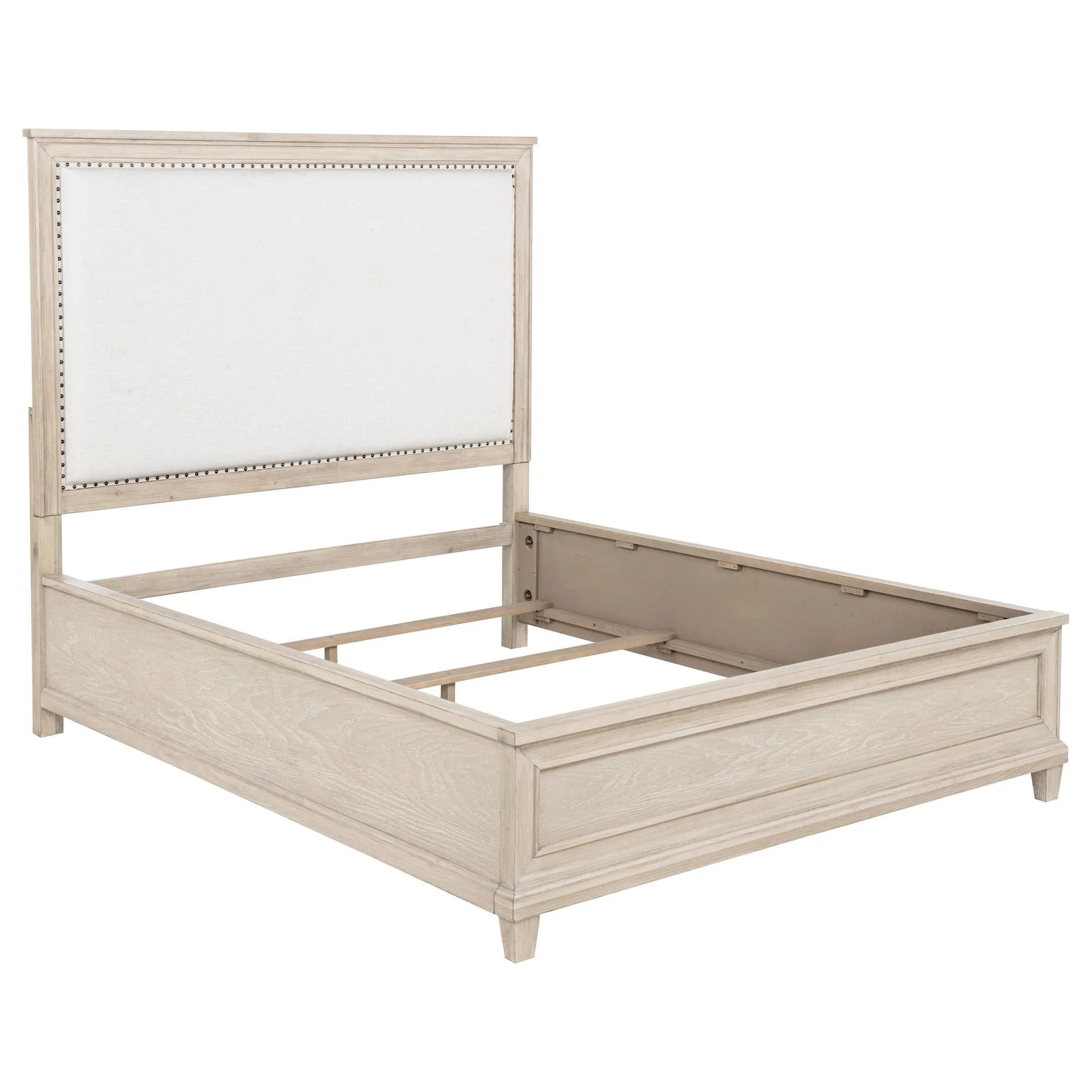 Pembroke 66-inch Queen Panel Bed Washed Oak - Image 1