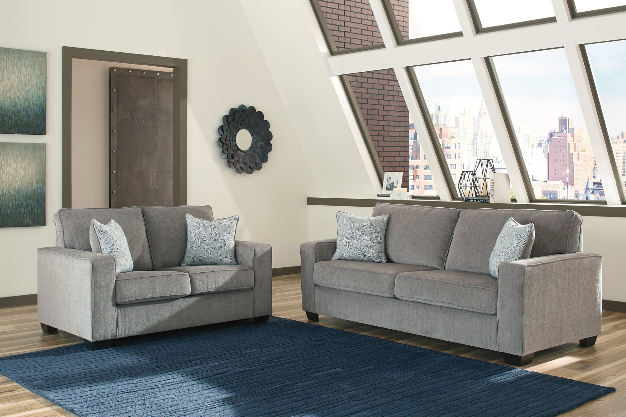 Altari Alloy Sofa And Loveseat - Image 1