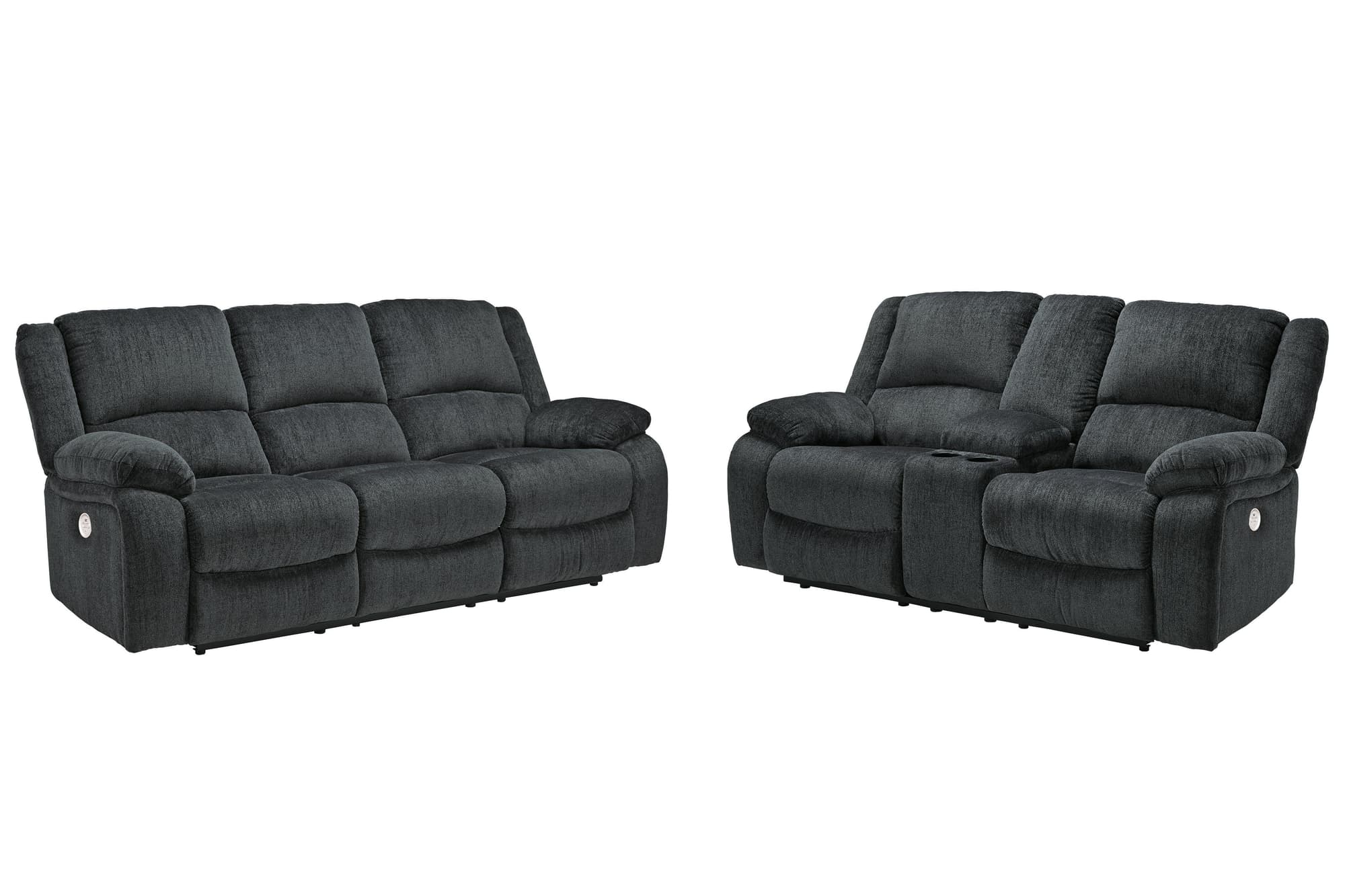 Draycoll Slate Sofa And Loveseat - Image 1