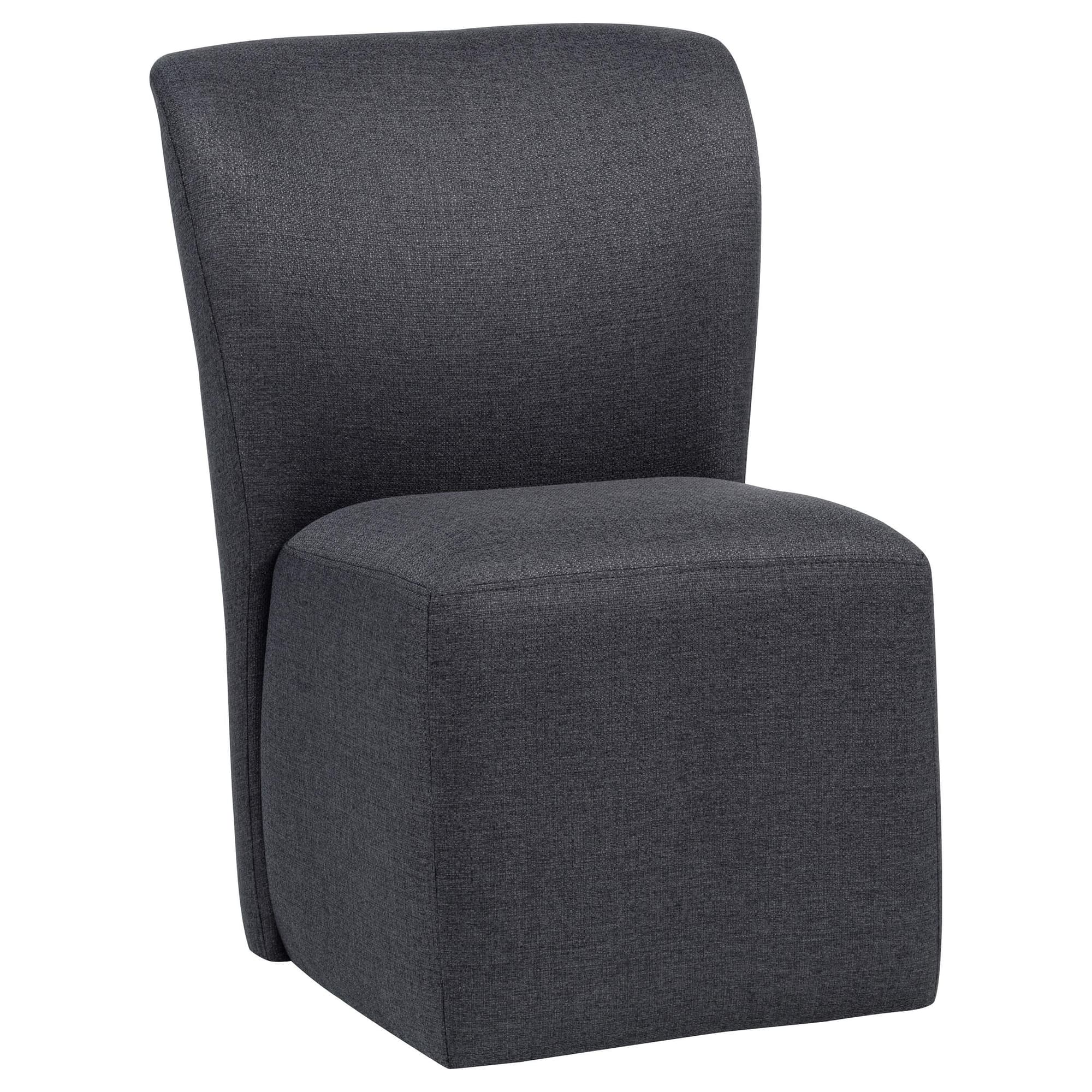 Jaelynn Upholstered Parsons Dining Side Chair Charcoal (Set of 2) - Image 1