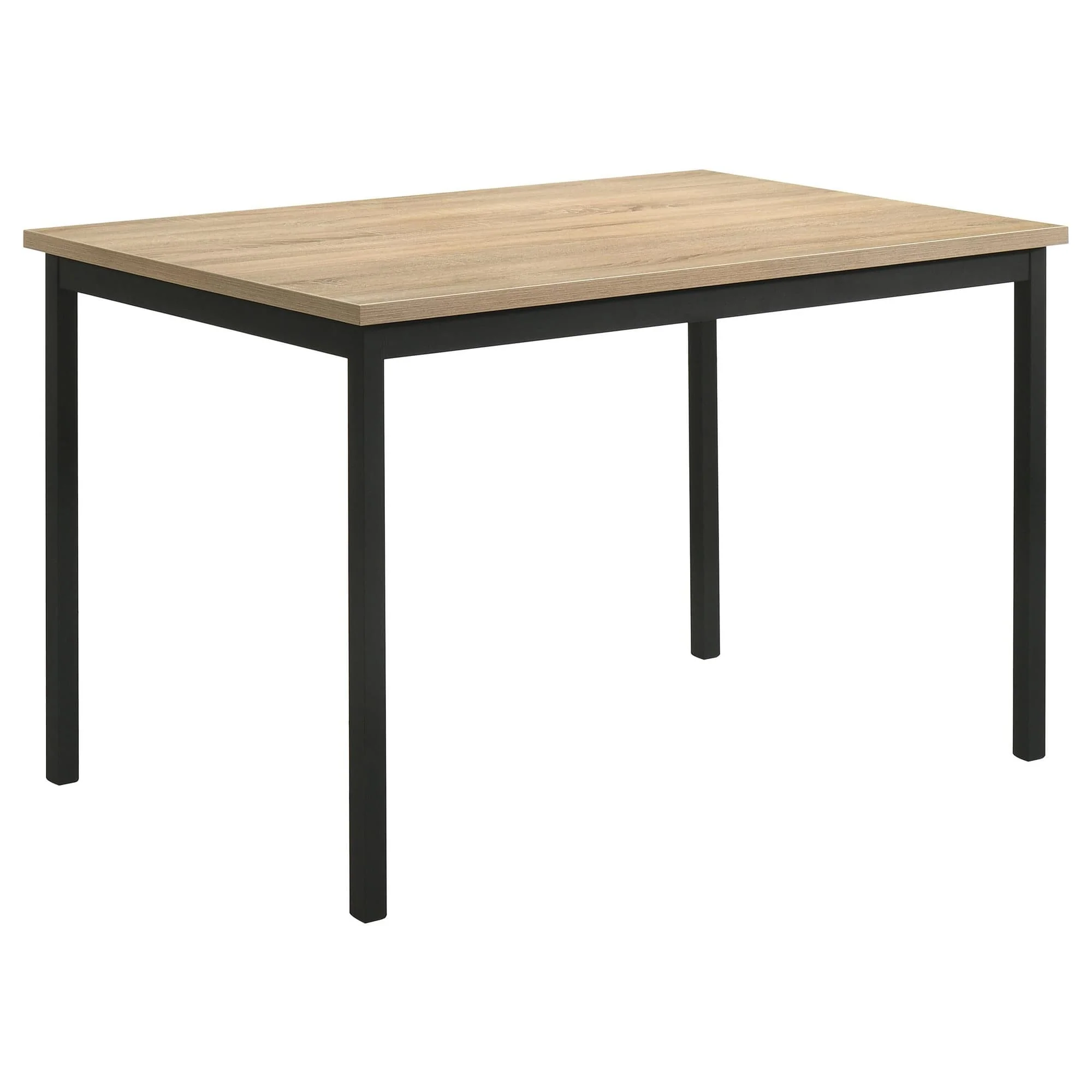 Garza Rectangular 48-inch Dining Table Greige Oak - Image 1