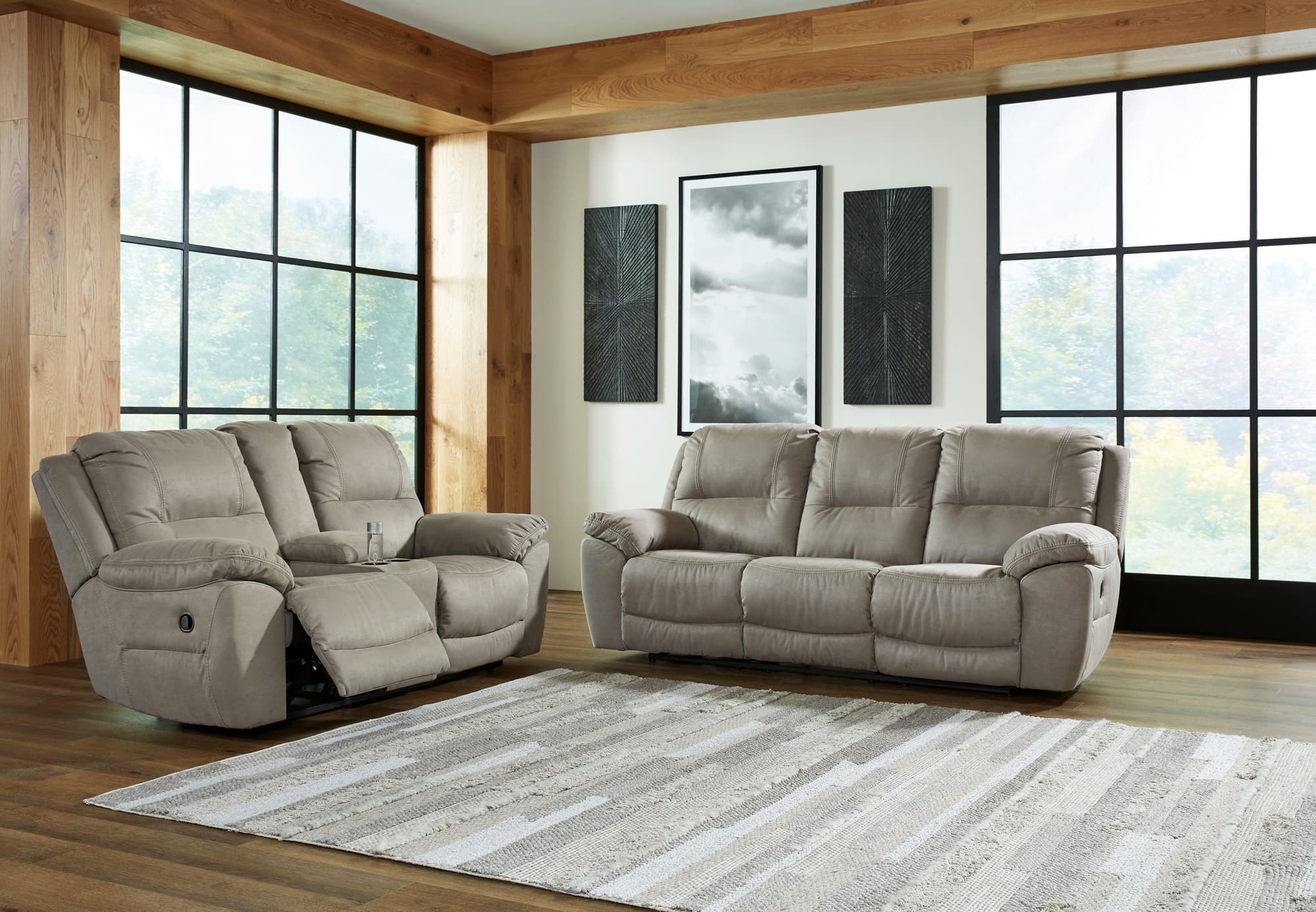 Next-Gen Putty Gaucho Sofa And Loveseat - Image 1