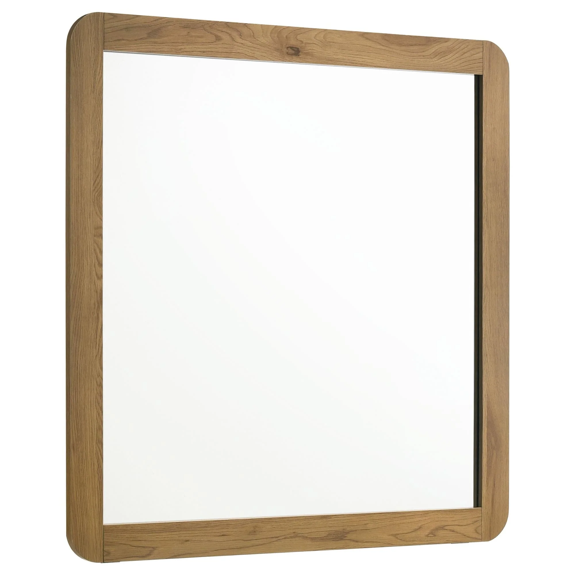 Bennett Bedroom Dresser Mirror Light Oak