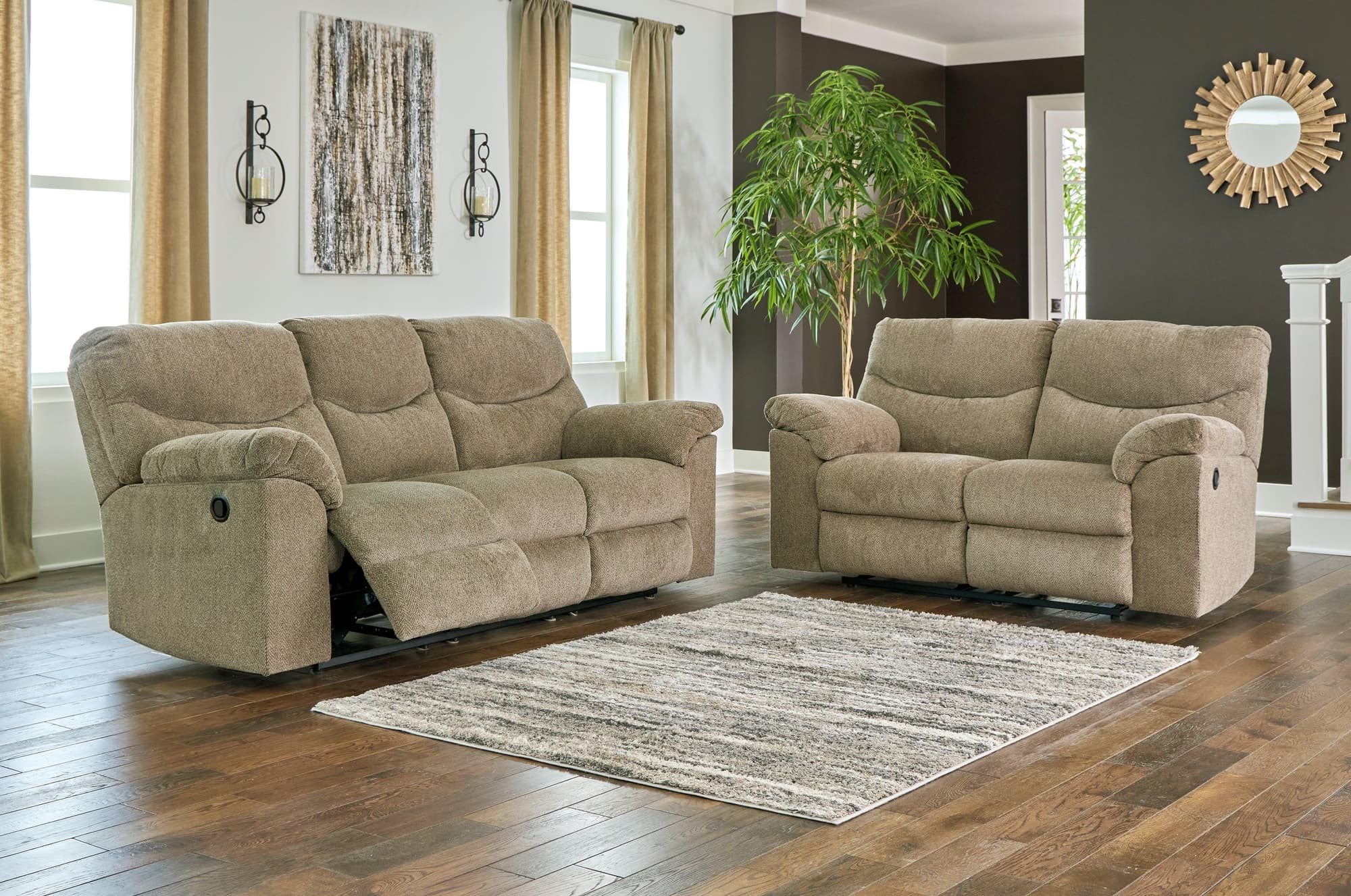 Alphons Briar Sofa And Loveseat - Image 1