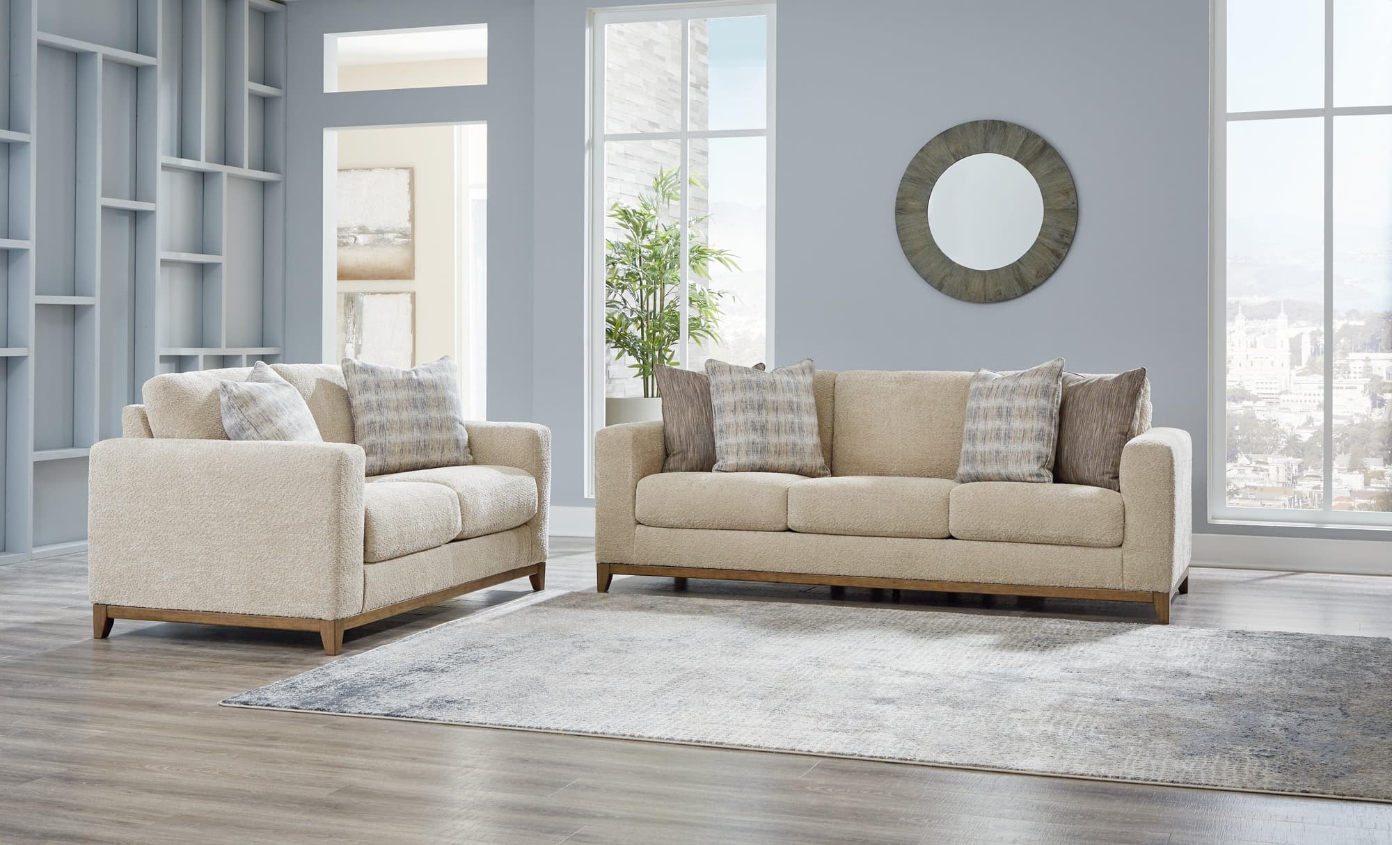 Parklynn Desert Sofa And Loveseat - Image 1