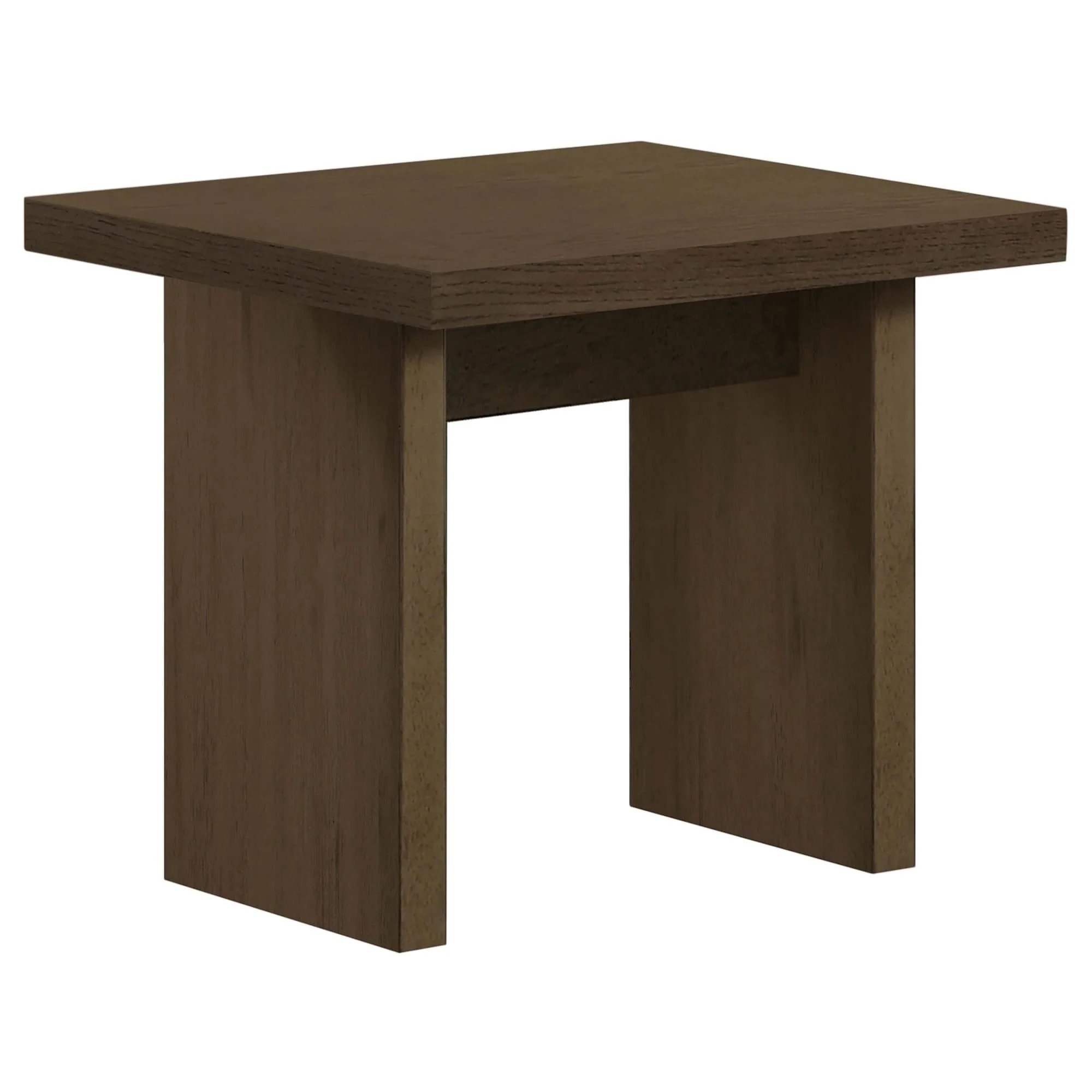 Decker Square Occasional Side End Table Walnut - Image 1