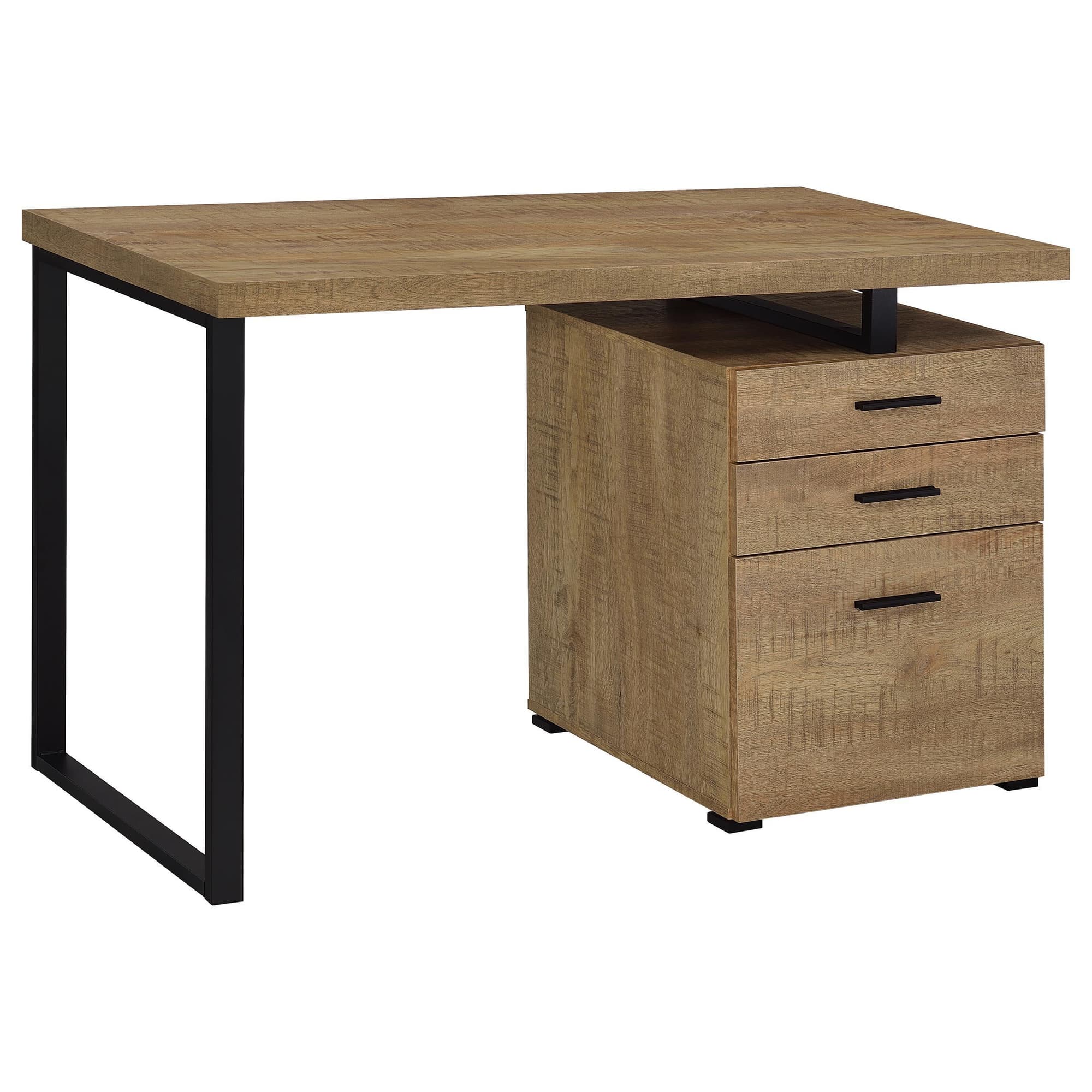 Brennan 47-inch 3-drawer Office Computer Desk Mango - Image 1