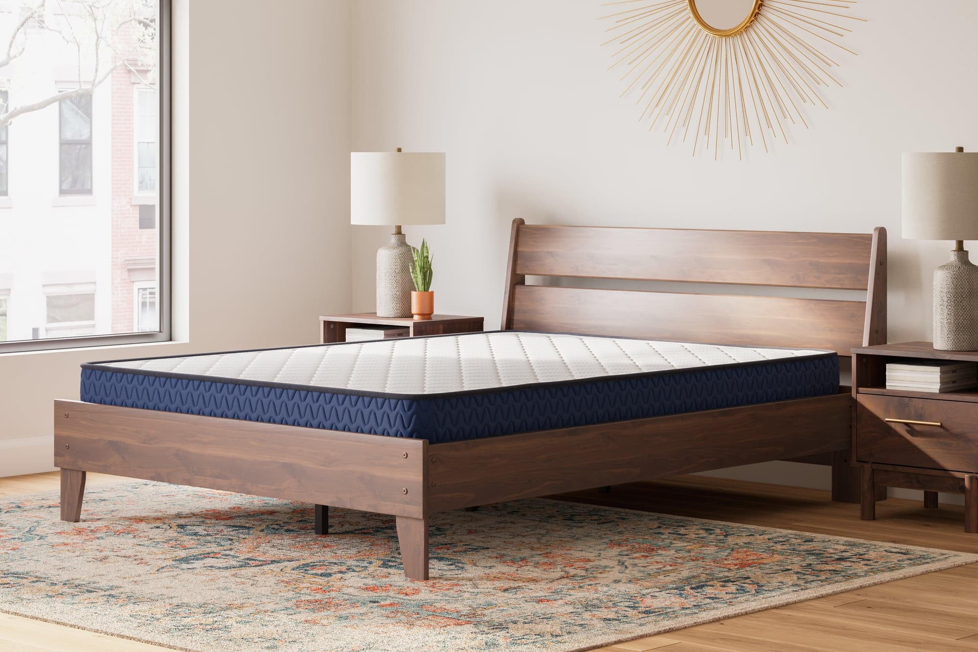 Ashley Firm White Queen Mattress - Image 1